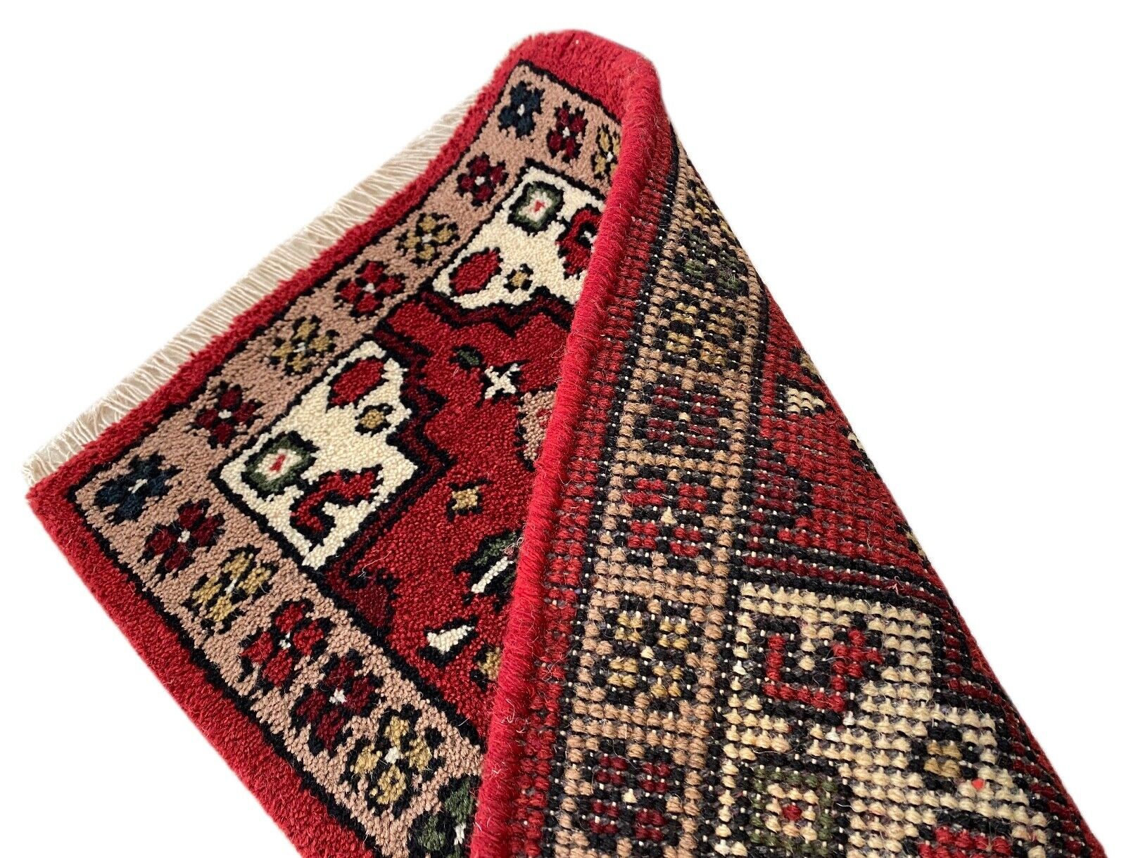 Brücke 40X60 CM Handgeknüpft Teppich Fußmatten 100% Wolle Blau P24