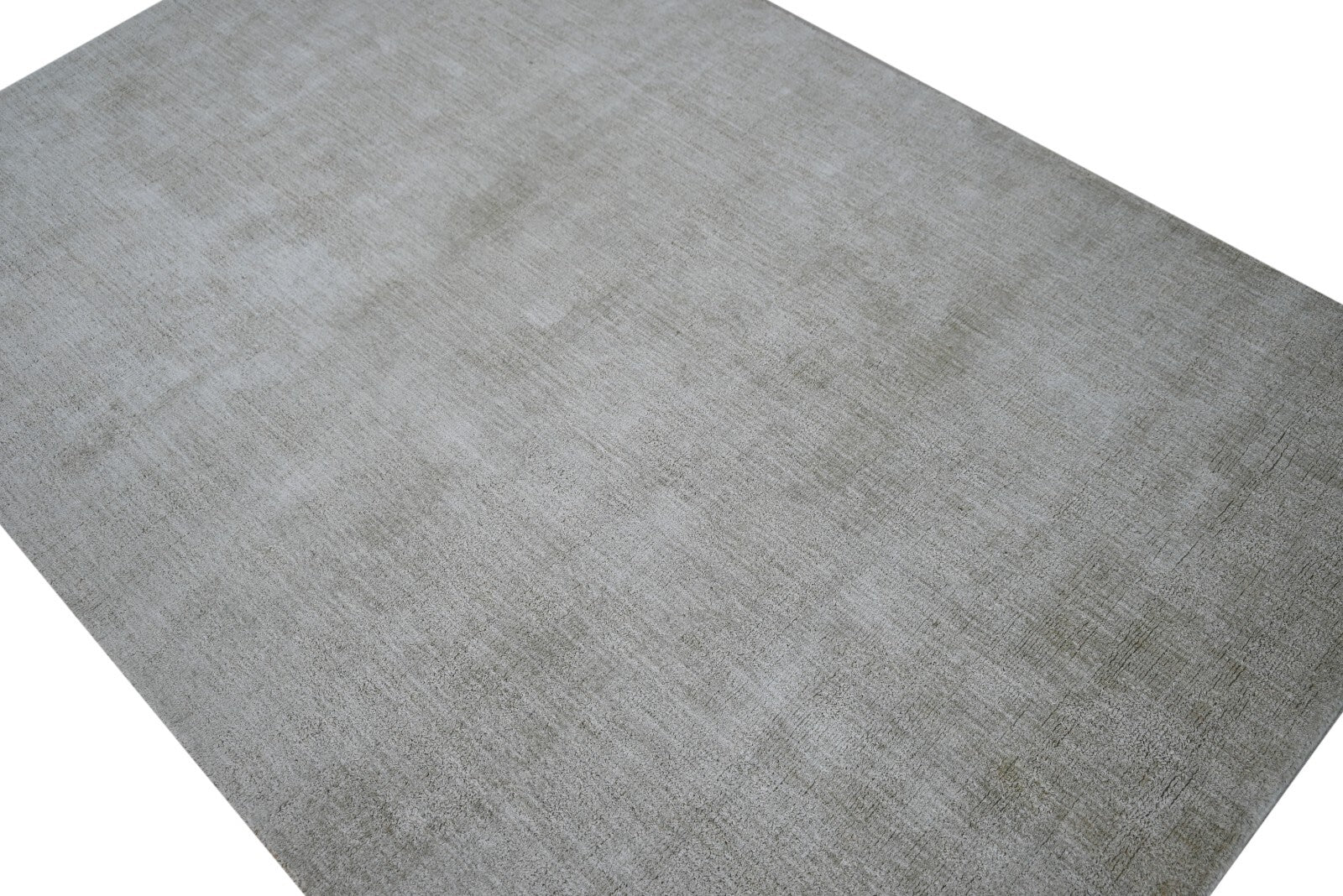 Tappeto tessuto a mano 120x180 crema effetto lucido lino piatto soggiorno SH221