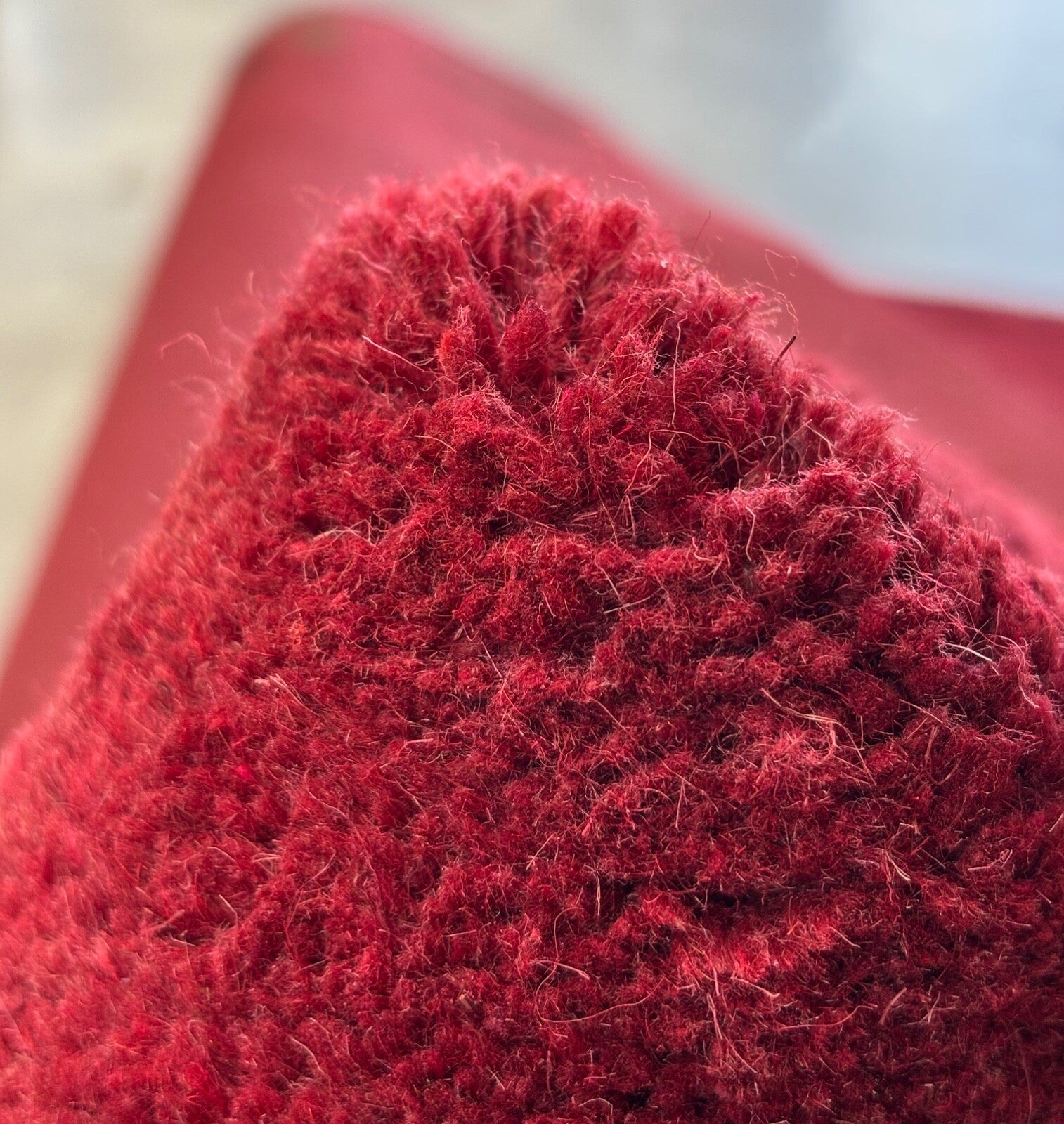 Rot Teppich Indo Nepál Handgeknüpft 100% Wolle 165X235 cm Orienttepich R14 