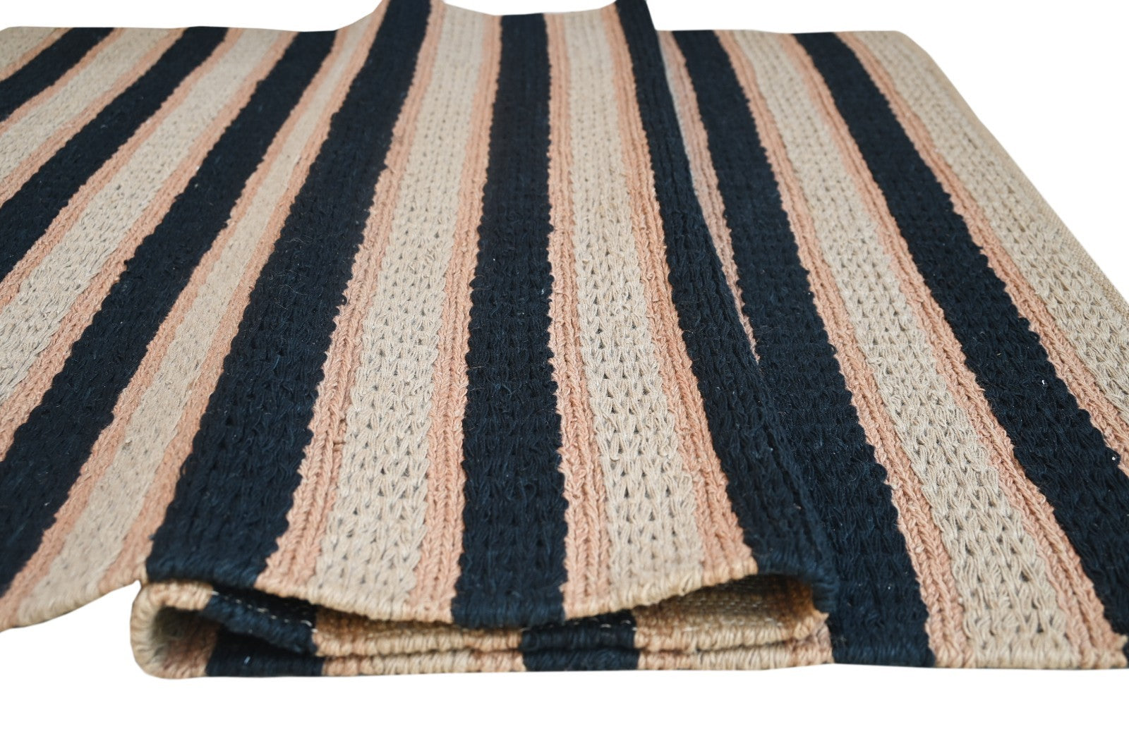 Bunter Wollteppich 150x240 cm Handgefertigt Modern Natur Teppich sh176