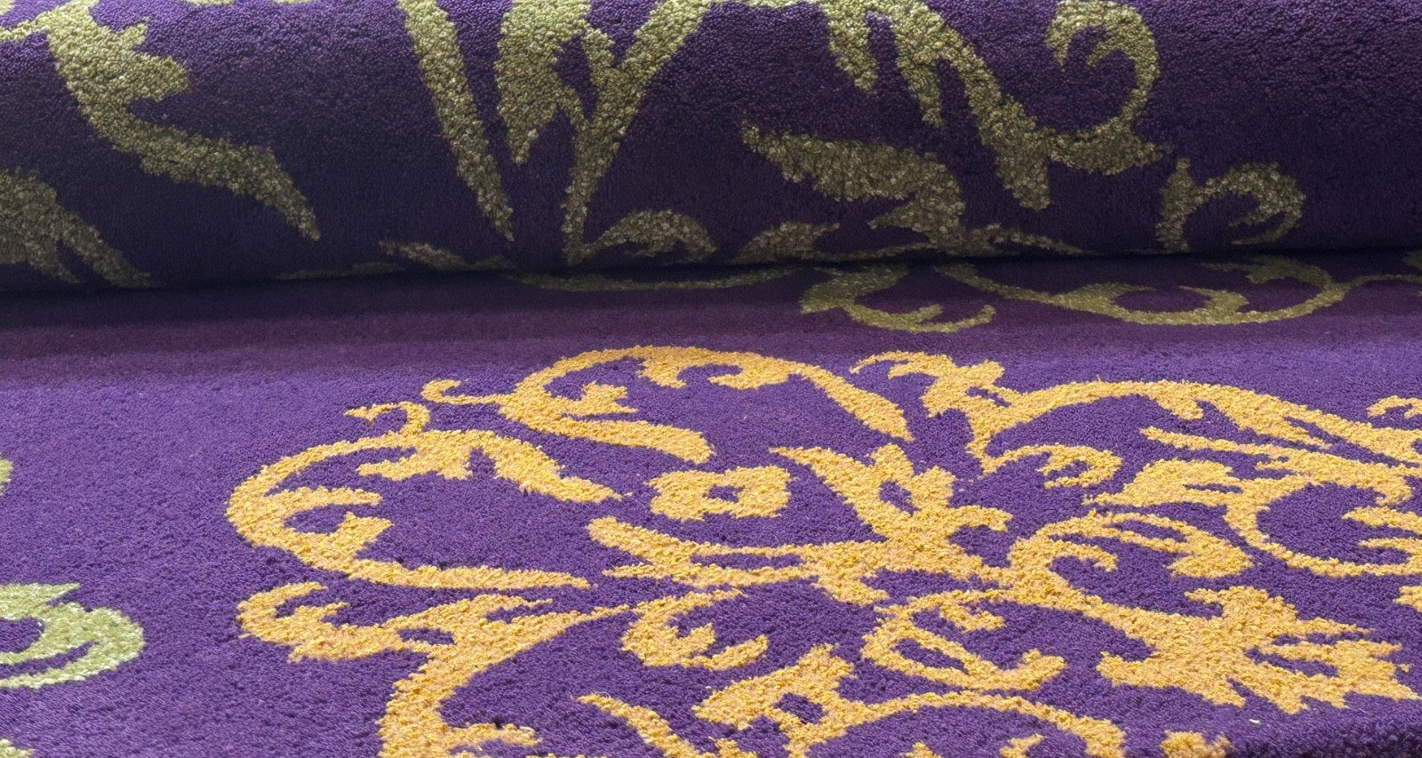 Moderni pyöreä matto 180 cm villainen Jary moderni violetti olohuoneen käsintuftattu