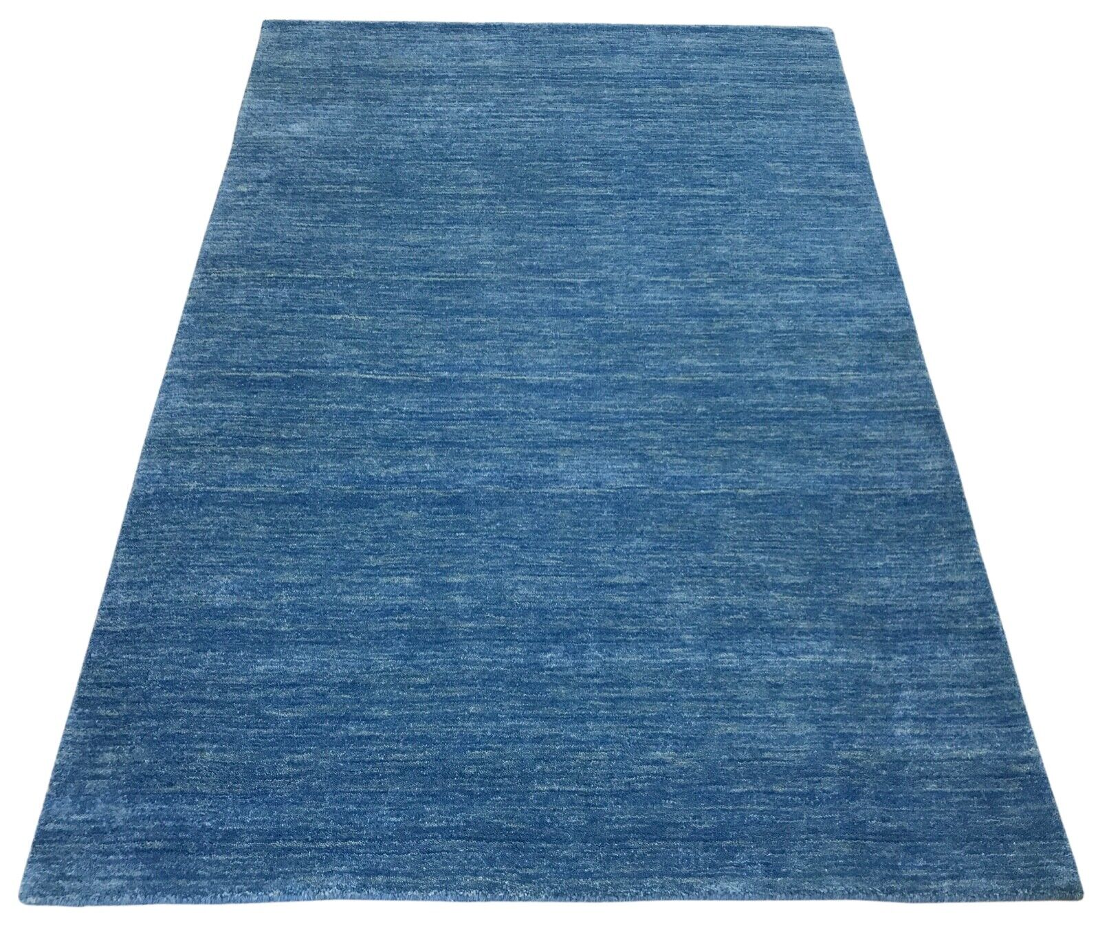 Orientteppich Gabbeh 100% Wolle Blau 7 Größen Handgefertigt Teppich G-079