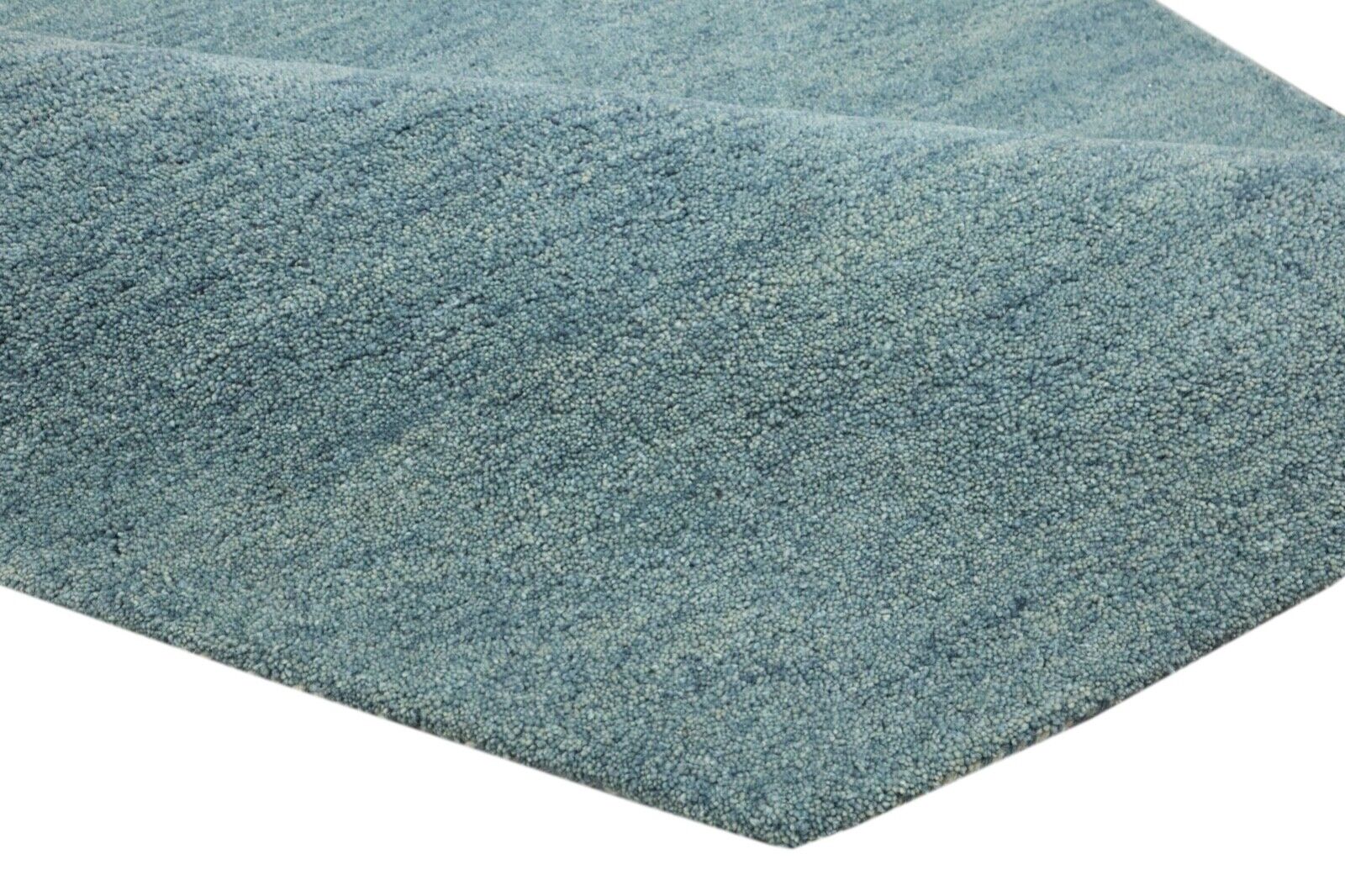 Uni Grau Teppich 100% Wolle 120X180 cm Handarbeit Handgetuftet T951