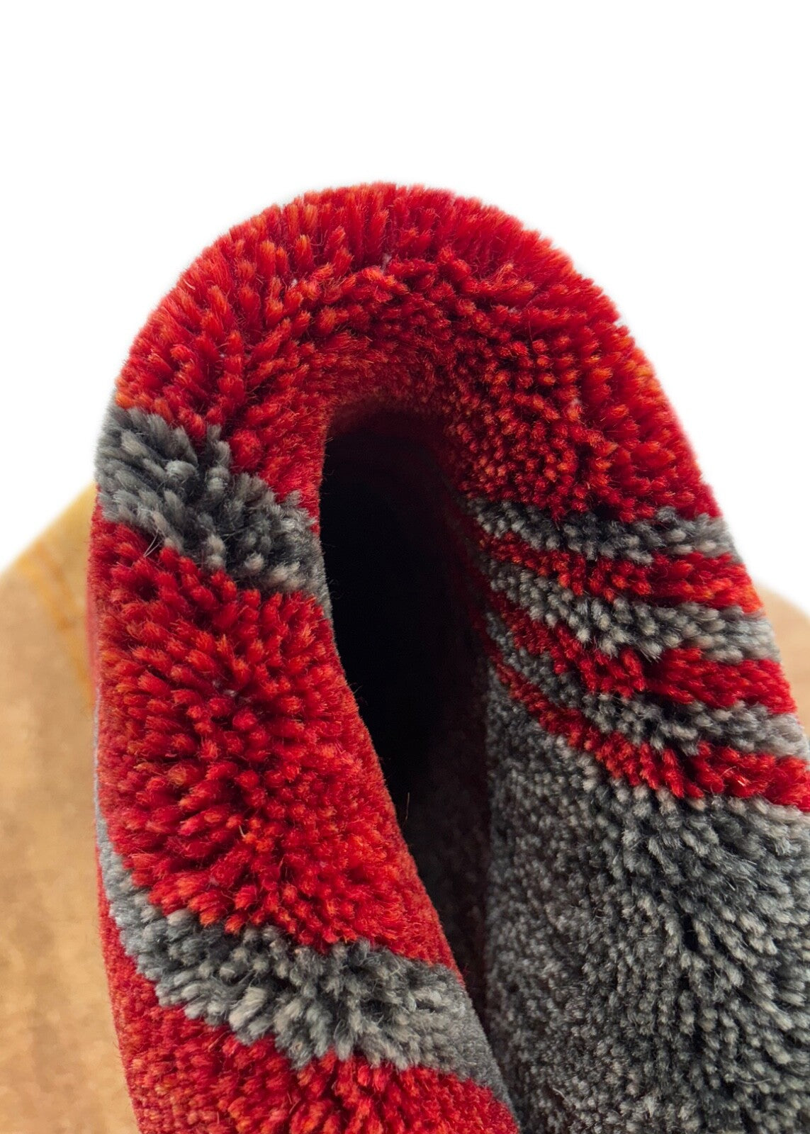 Bunt Wohnzimmer Gabbeh Teppich 100% Wolle 160x240 cm zlatooranžová Handgewebt sa1