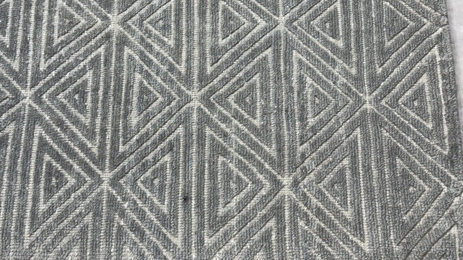 Handgeknüpft Design Teppich 60x90 aus Wolle Modern Grün , Beige DKD-703