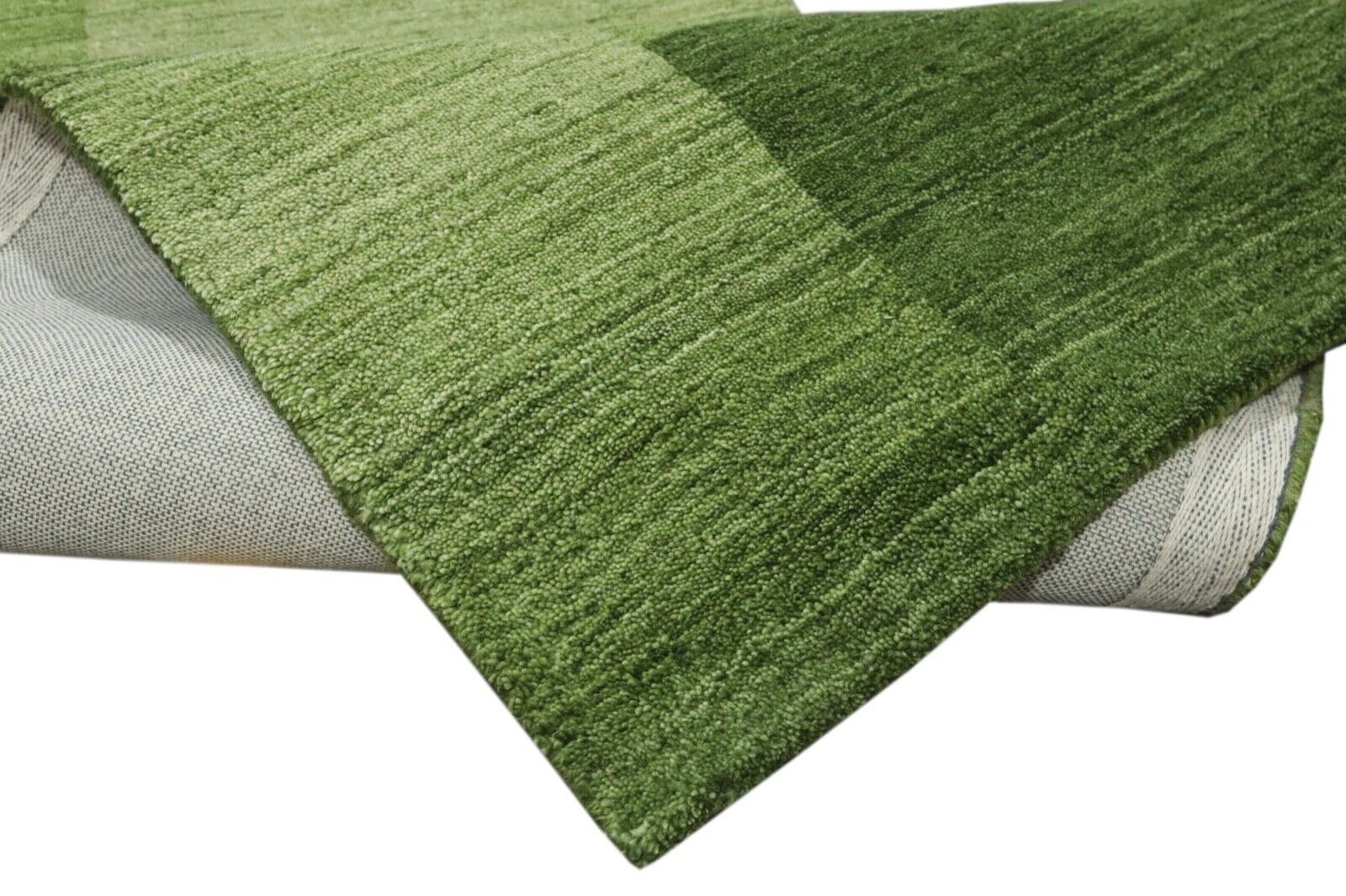 Koberec Green Bridge 100% vlna 70x240 cm Ručně tkaný běhoun, ručně prošívaný T984