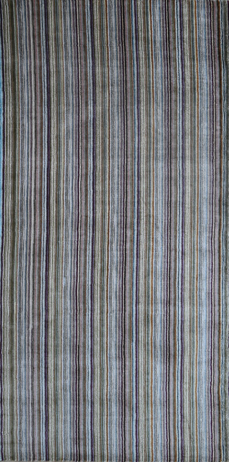 Handgewebter Teppich 120x240 Beige  Viskose Glanzoptik  Wohnzimmer SH268