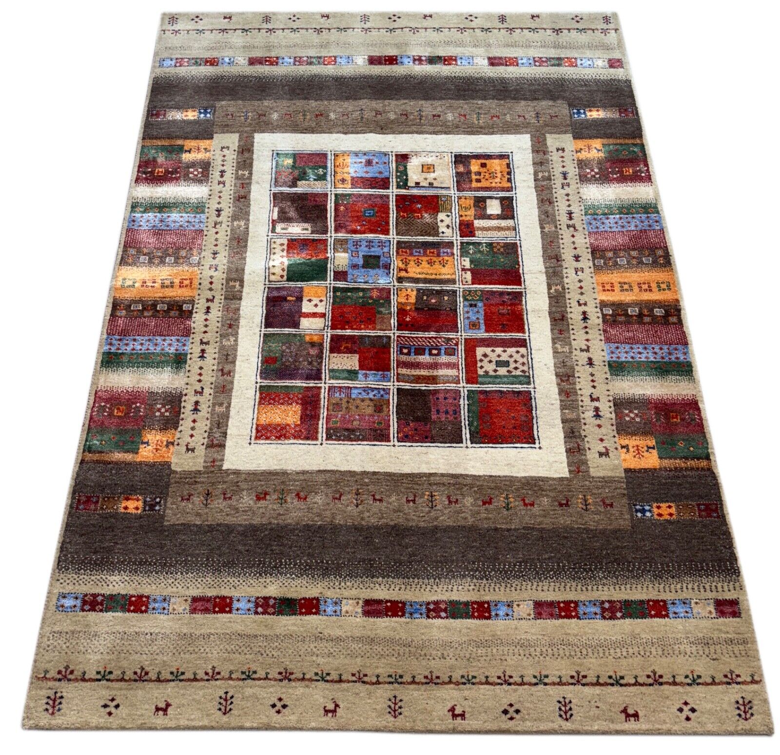 Handgeknüpft Orientteppich 175x245  Wolle Teppich Klassisch Design DS2