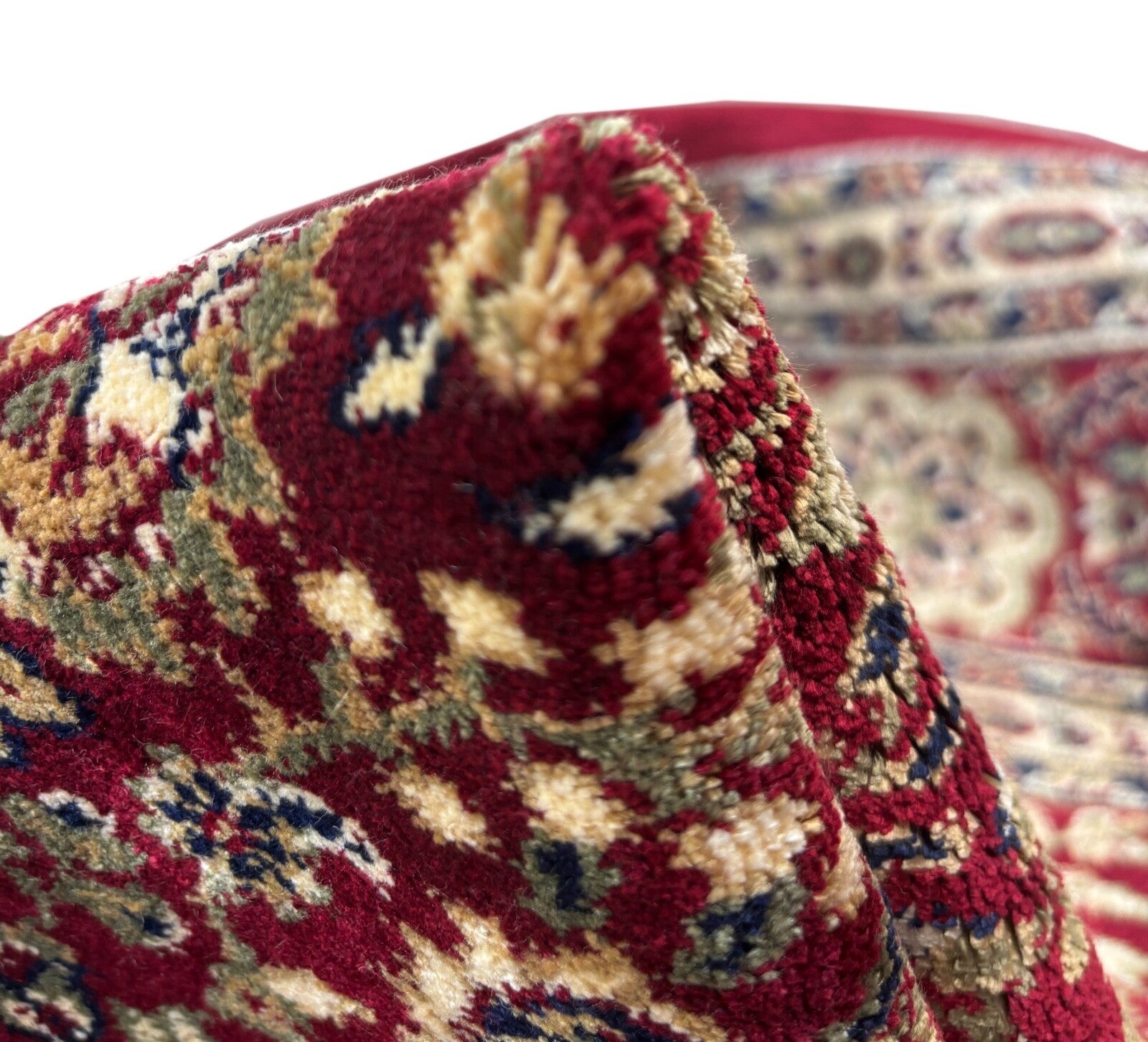 Tappeto orientale Kashmir Design 150x210 cm Viscosa Seta Lucida Castagna Marrone M604M