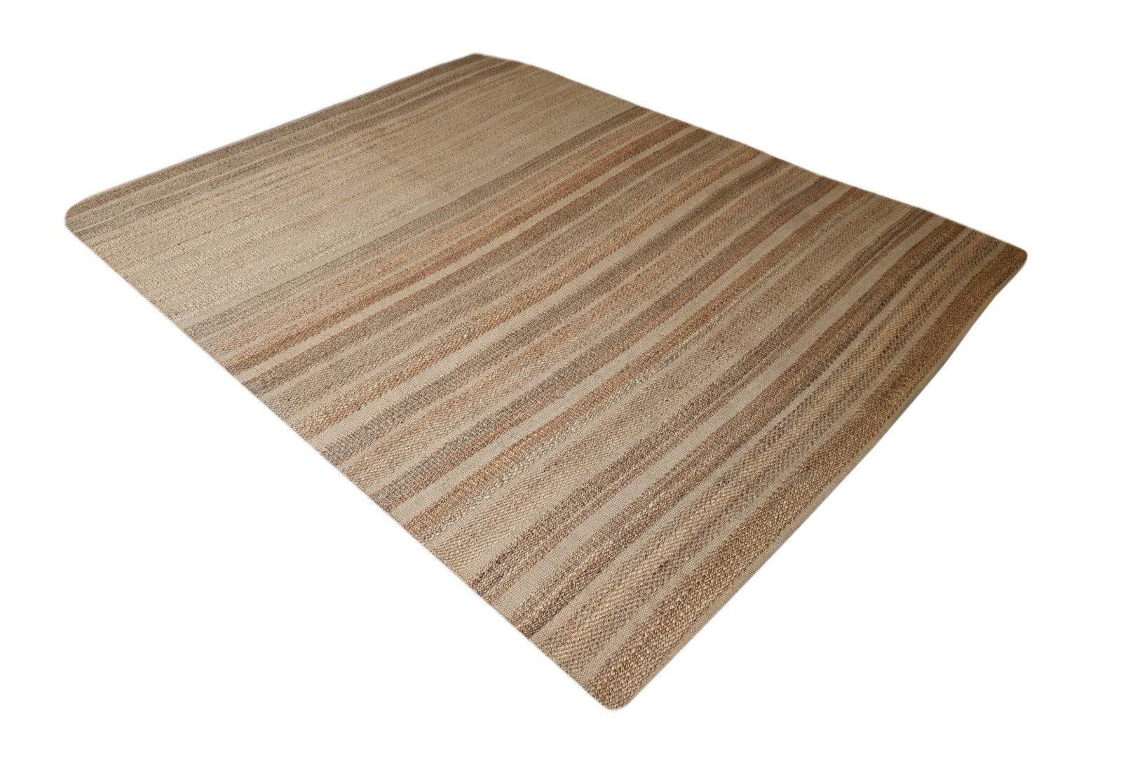 Bunter Wollteppich 250x300 cm Handgefertigt Modern Natur Teppich sh186