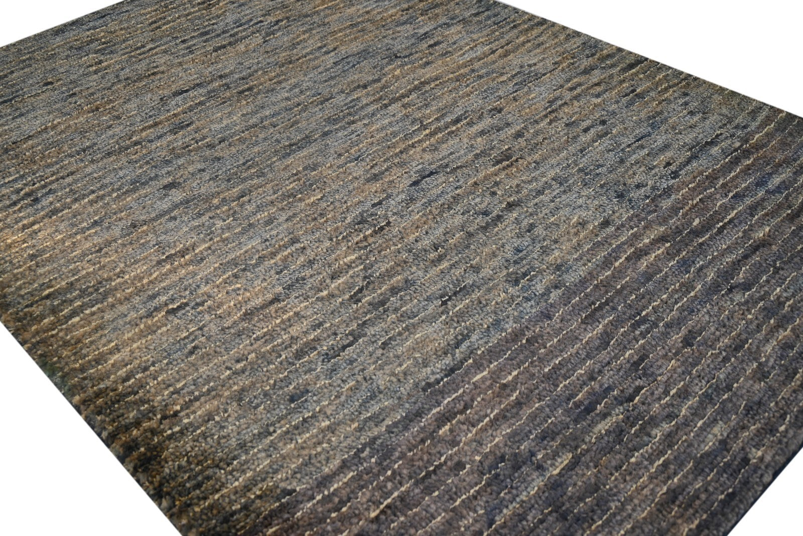 Modernes Handgeknüpfter Jute 150x240Vintage Multibeige Wohnzimmer Teppich SH225