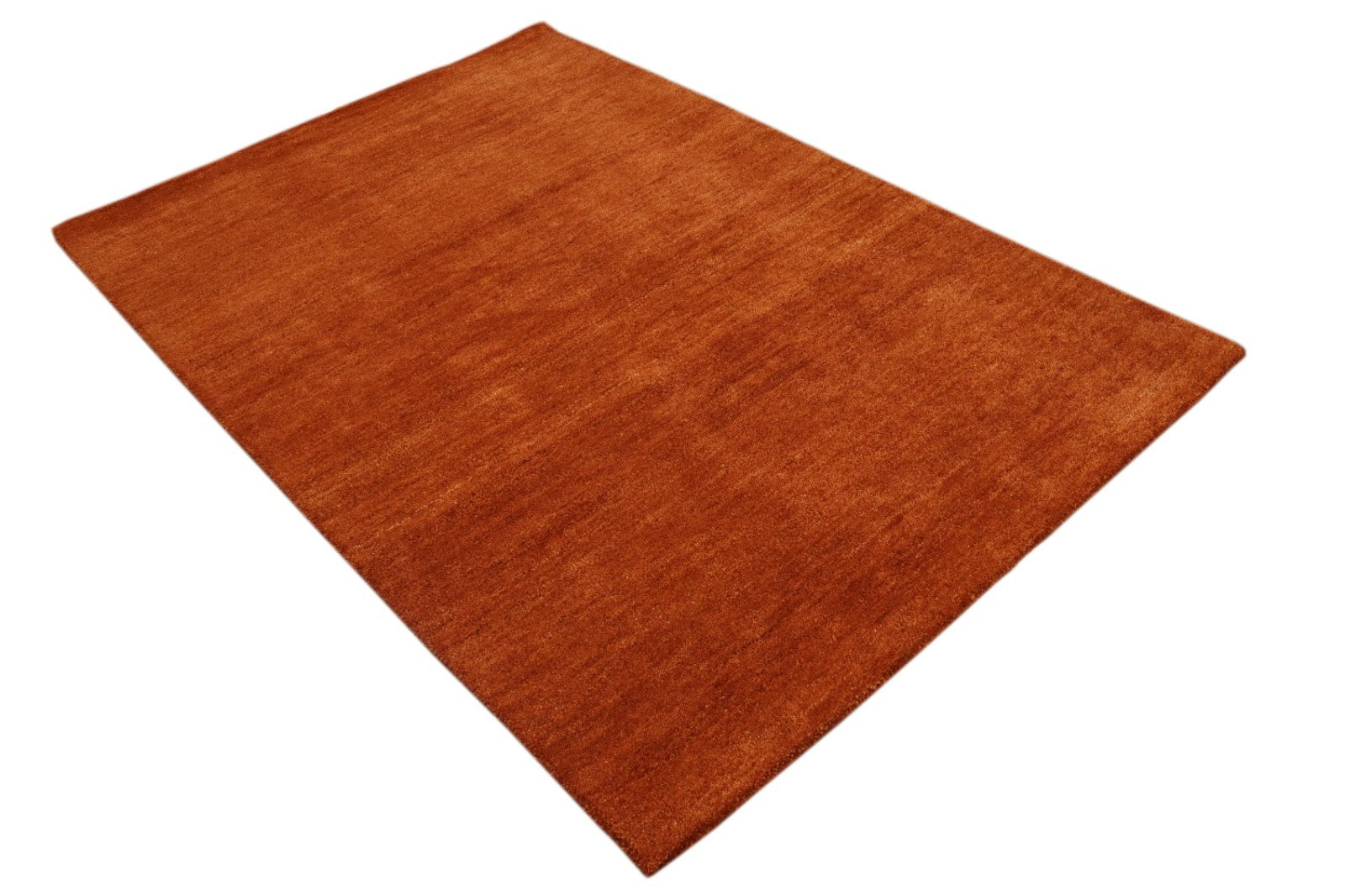 Gabbeh Teppich 100% Wolle Rostfarbe  120x180 cm  Handgemacht PL8