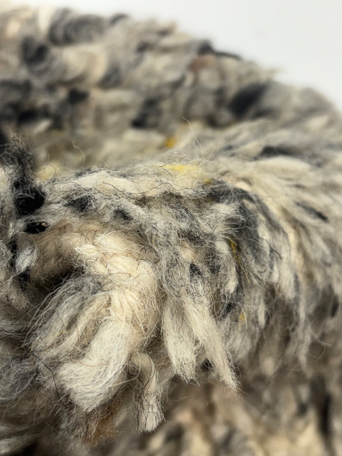 Tappeto annodato a mano in lana 100% 60x90 Tappeto dal design moderno Grigio Beige BCI88