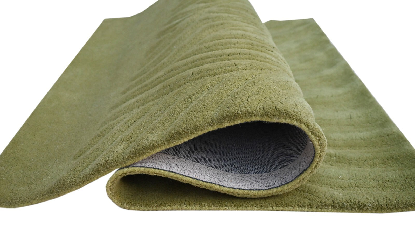 Ručně všívaný vlněný koberec 120x180 Zelený moderní obývací pokoj SH228