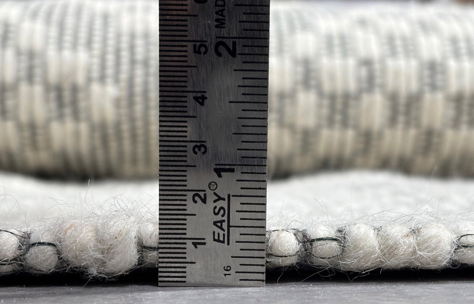 Handgefertigte Kilim Dhurry Teppich 160x240 cm Beige Grau 100% Wolle St67