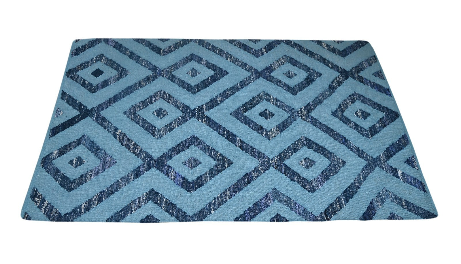 Bunter Wollteppich 150x240 cm Handgefertigt Moderní Teppich sh196