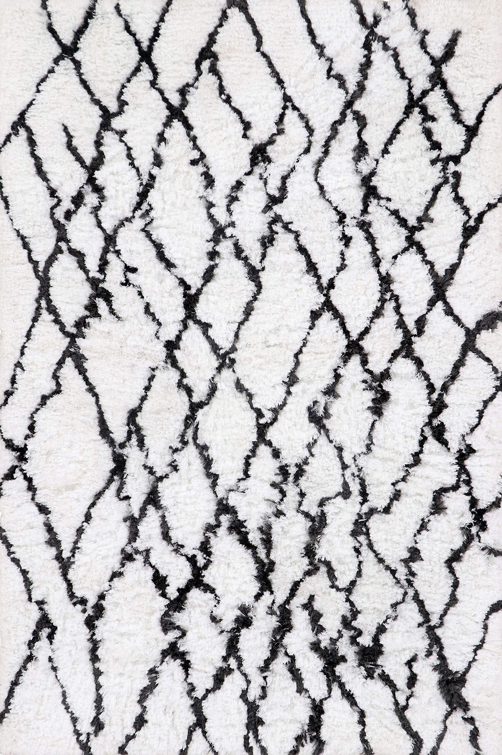 Shaggy Teppich Hochflor Langflor Teppiche Handgetuftet ~ 100% Polyester ~ 3 Größen & 3 Farben