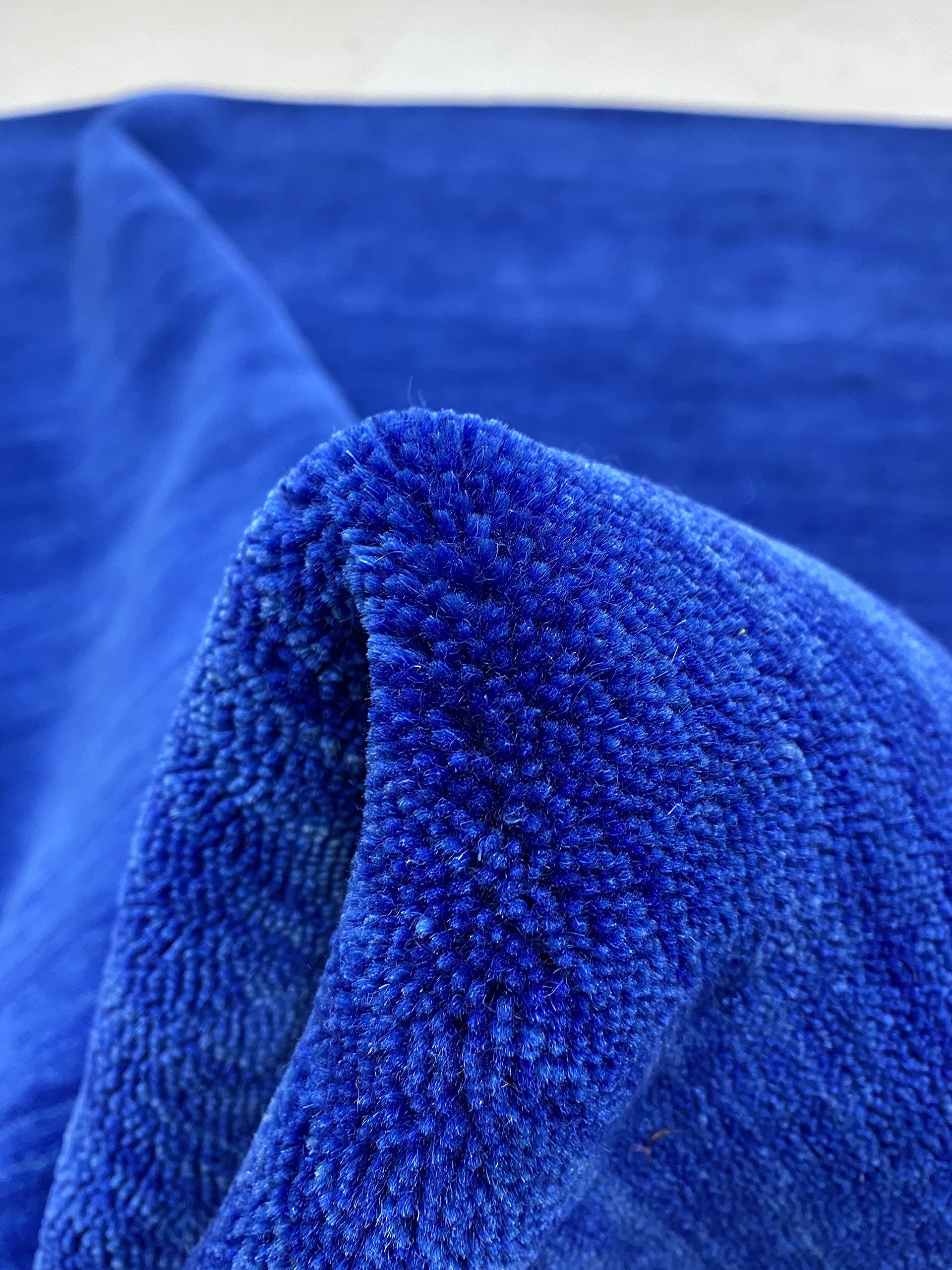 Teppich 100% Wolle Gabbeh 170x240 cm Handgewebt einfarbig gefärbt (Blau)