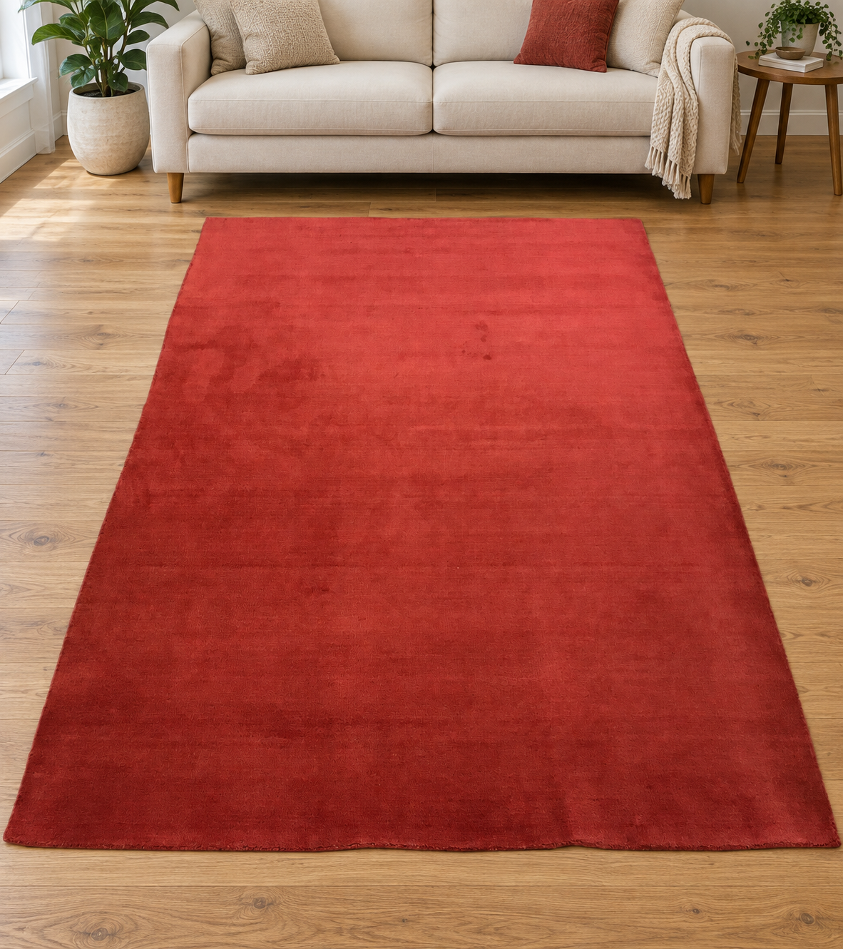 Gabbeh Orange Teppich 100% Wolle Handgewebt Fine 168x236 cm VKH3