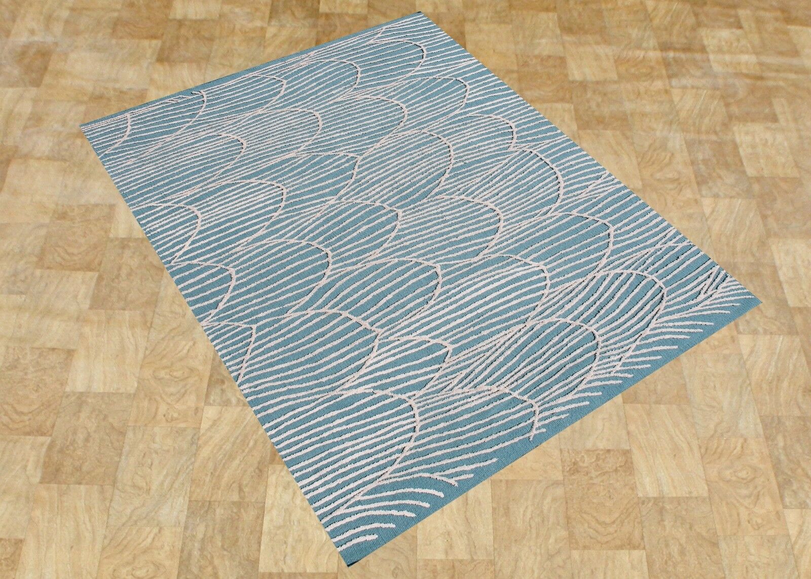 Designer Teppich Kilim Handgewebt , Kelim 170X240 cm Flechtteppich Dhurrie