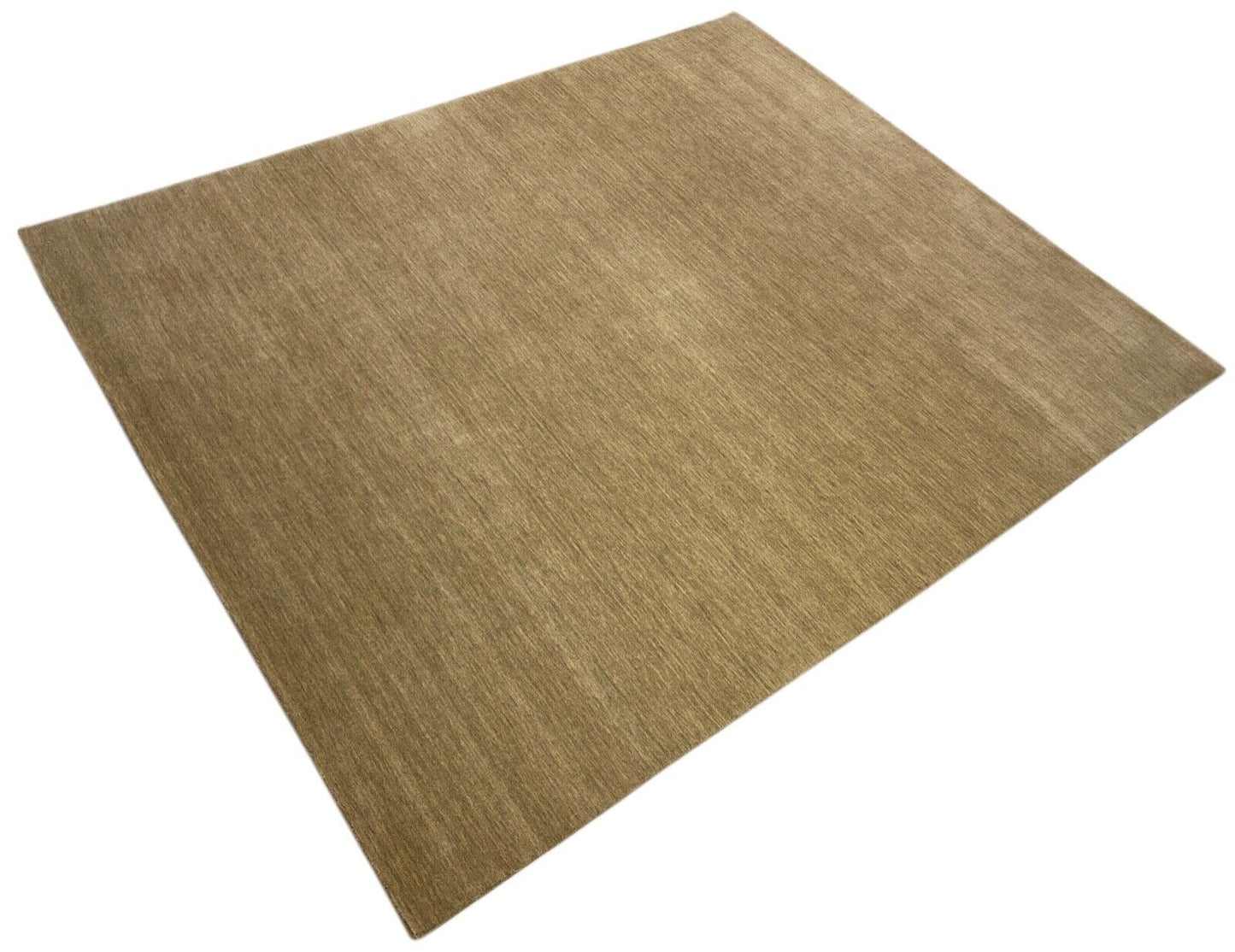 Gabbeh Beige Teppich 100% Wolle Handgewebt Loom Lori Debbich 240x295 cm