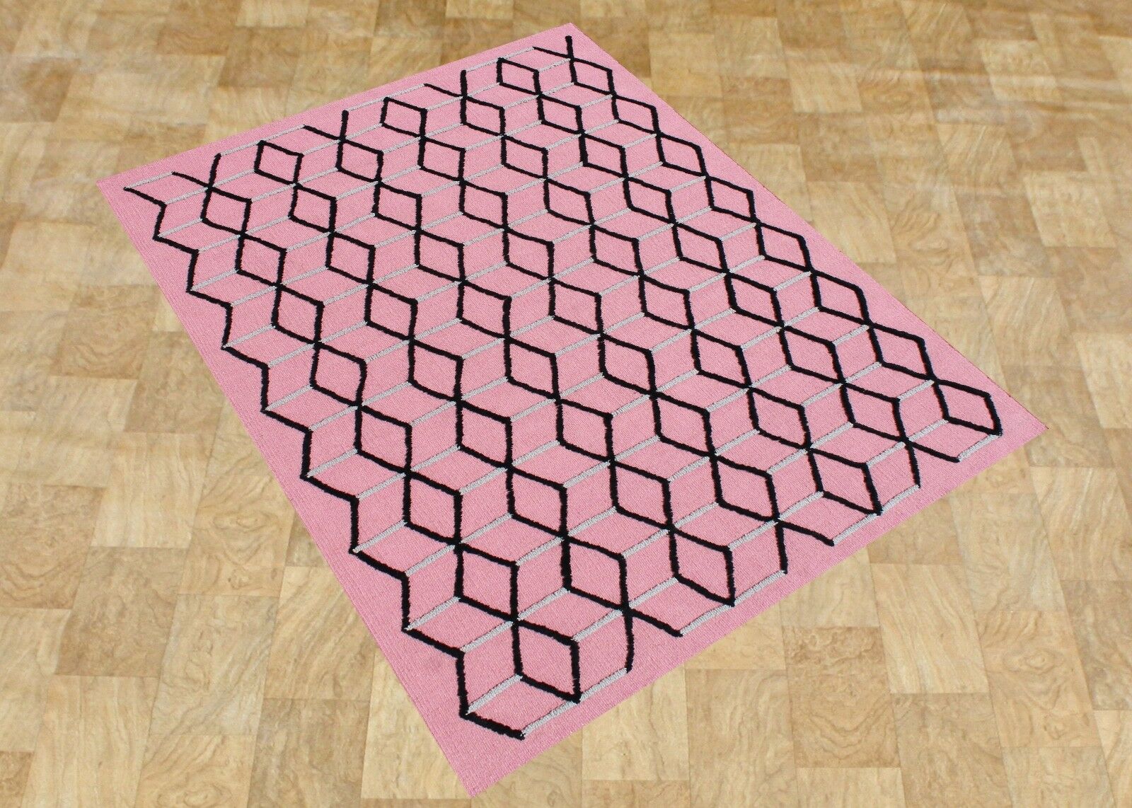 Designer Teppich Kilim Handgewebt , Kelim 170X240 cm Flechtteppich Dhurrie