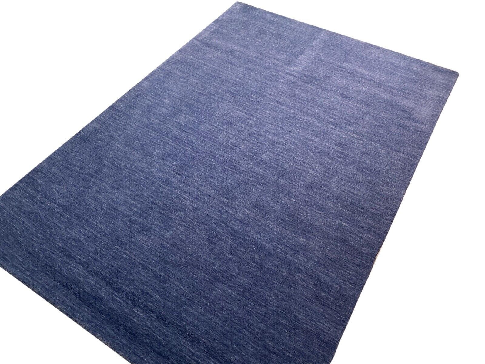 Gabbeh Teppich 170x240 cm Blau Handgewebt Teppich 100% Wolle Lori Buff Loom