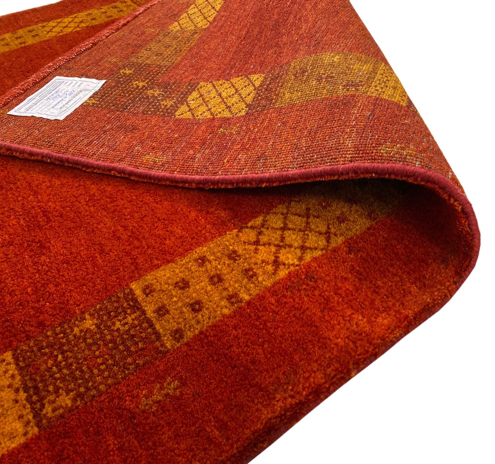 Handgeknüpft Rot Rust Teppich 200X300 cm 100% Wolle Orientteppich 5,2 kg Pro qm