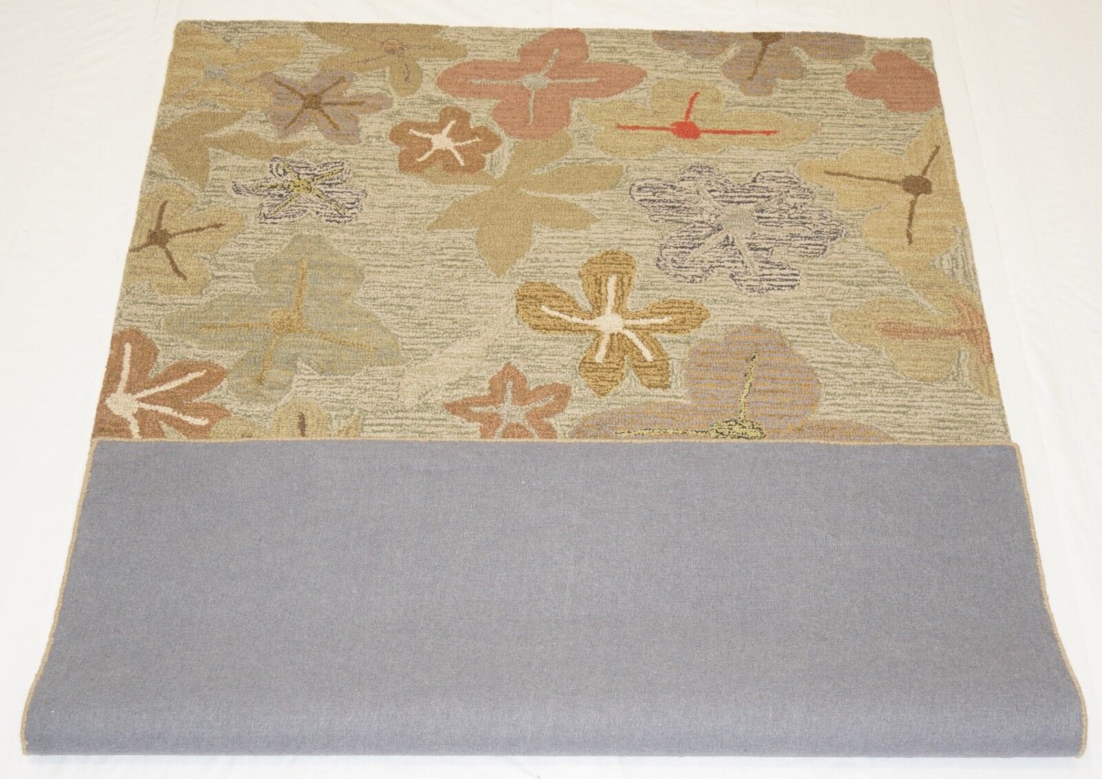 Designer vloerkleed 150x240 cm, handgemaakt ~ 100% wol - handgetuft lussenpatroon