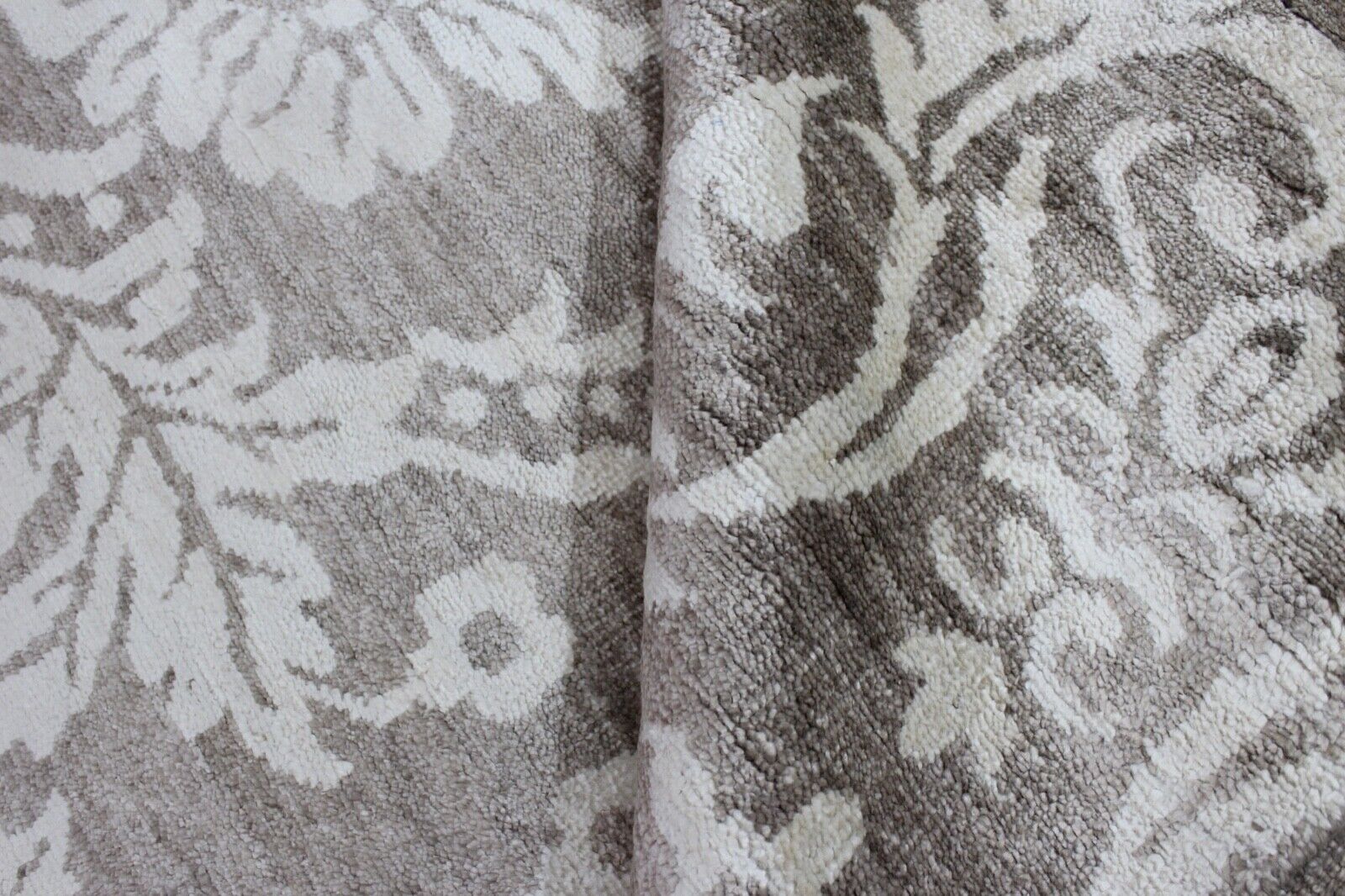 Seide Handgeknüpft Teppich 120X180 cm Hell Braun Seidenteppich Silk 2124