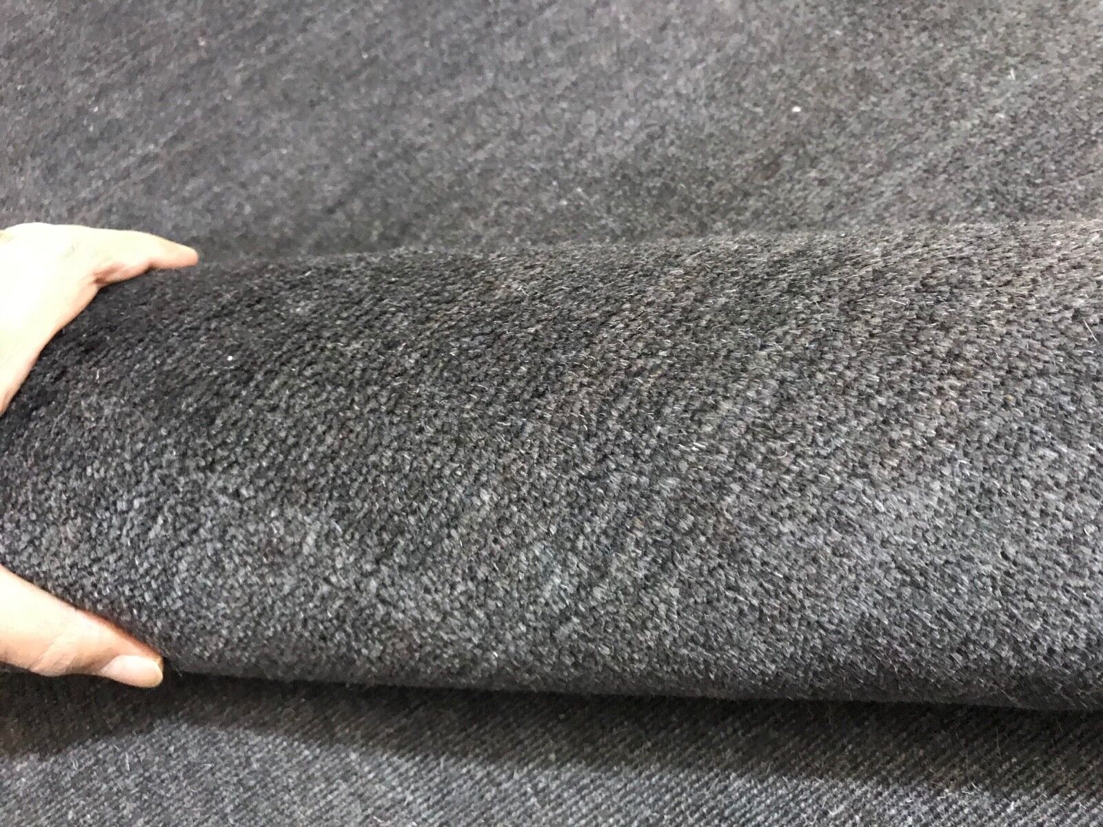 Handloom Gabbeh 167x232 cm Hell Blau Handgewebt Teppich 100% Wolle VKH1