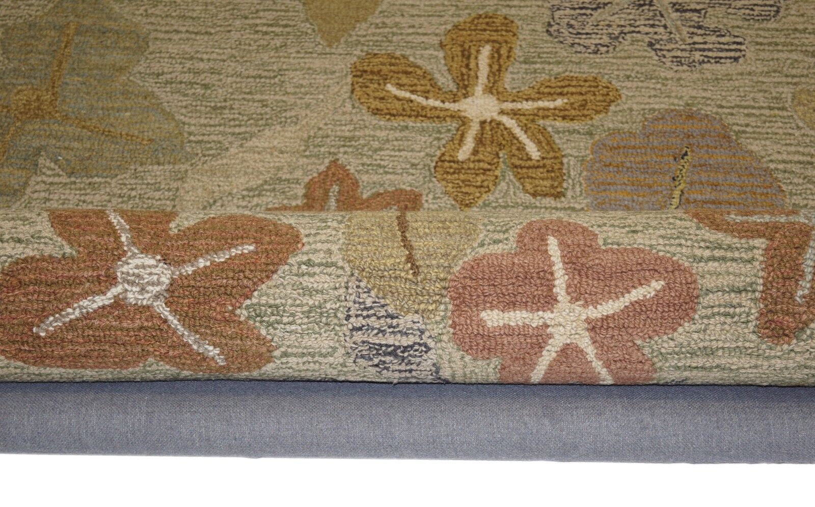 Designer vloerkleed 150x240 cm, handgemaakt ~ 100% wol - handgetuft lussenpatroon