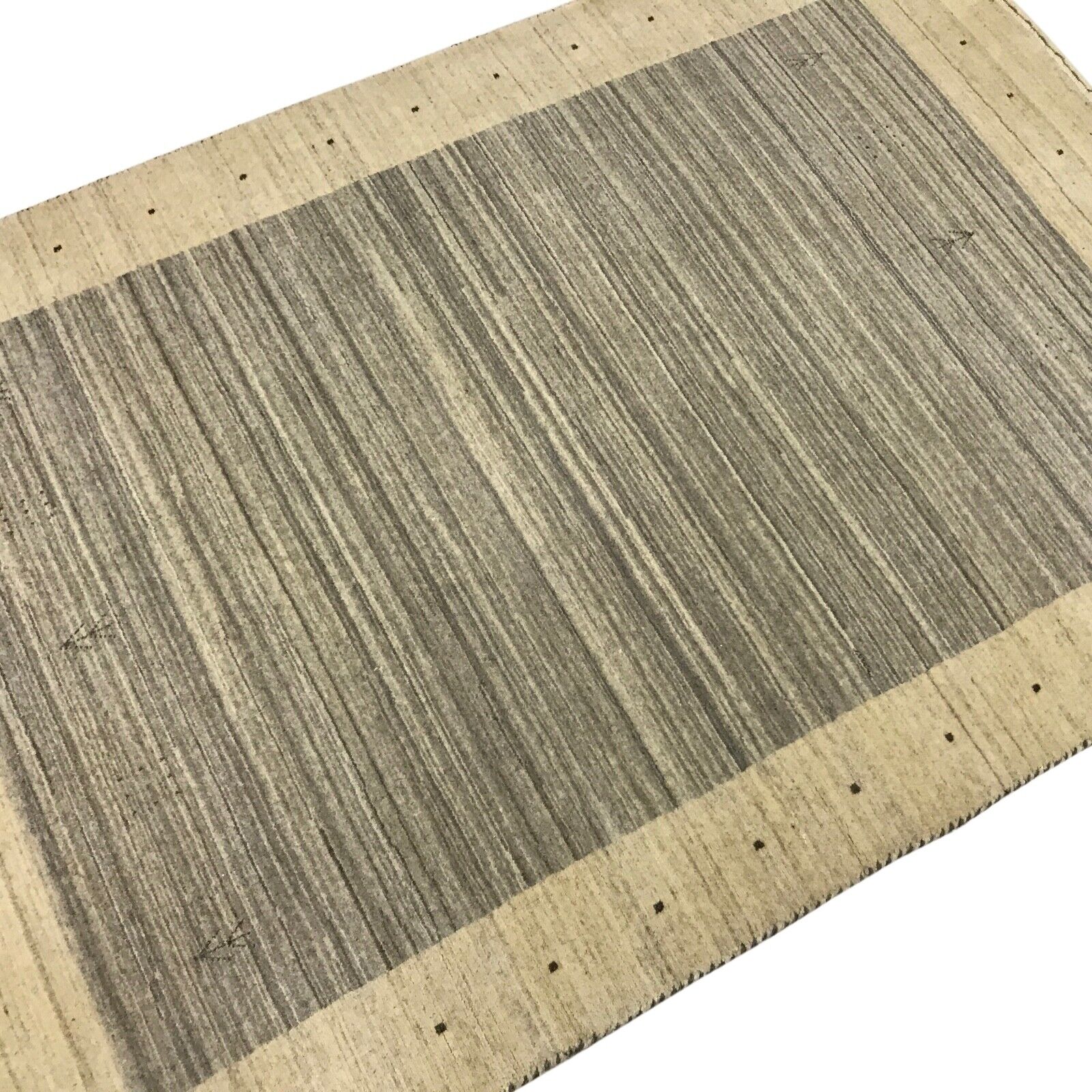 Béžový koberec Gabbeh, 100% vlna, ručně tkaný Lori, Debbich, 118x178 cm