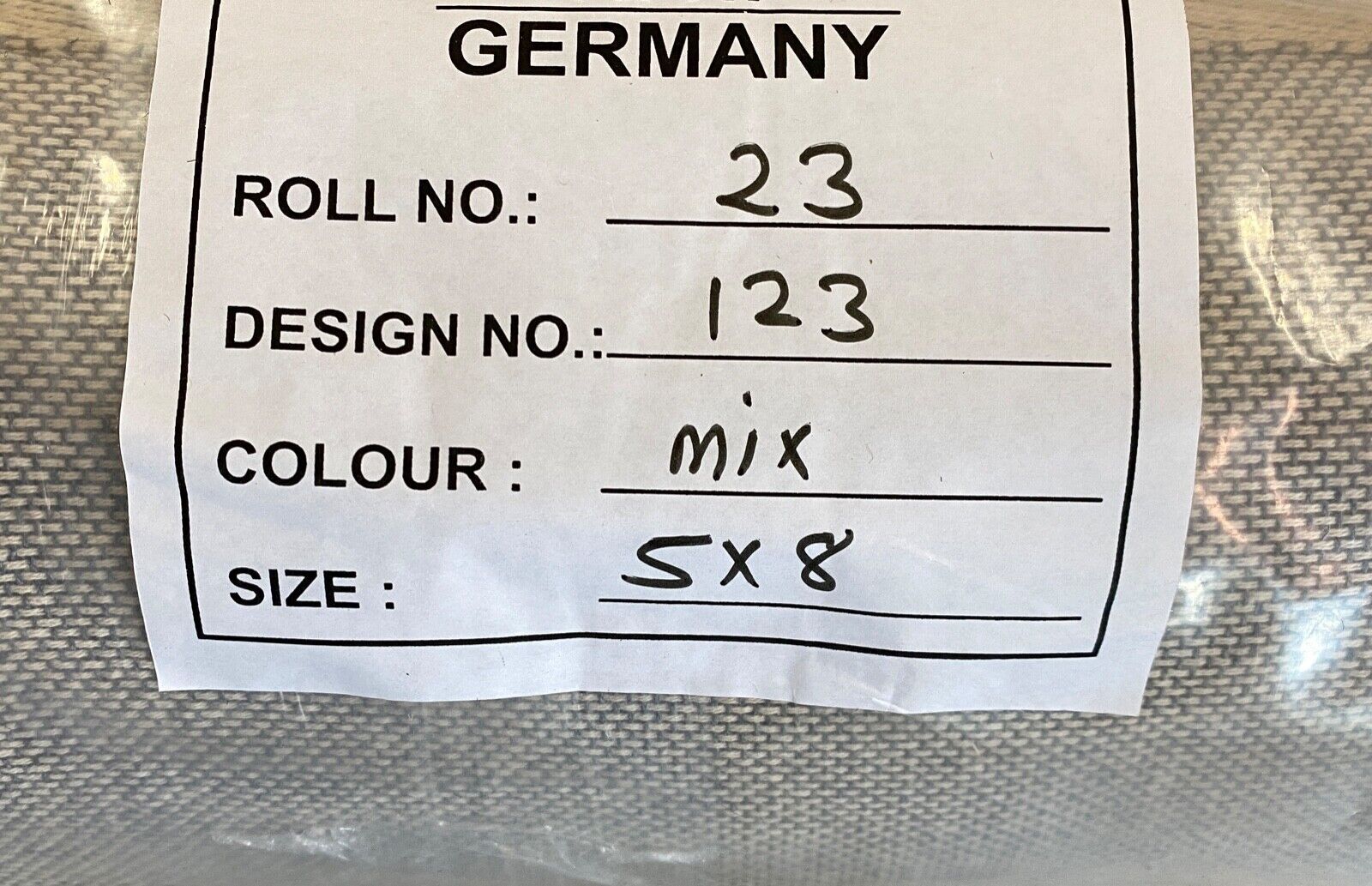 Schwarz Beige Teppich 100% Wolle Orientteppich Handgetuftet 155X245 CM D-123