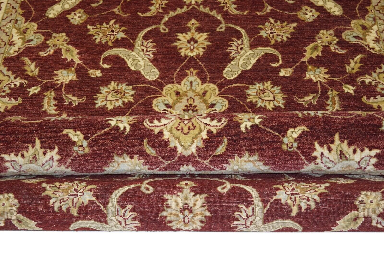 Orientteppich 100% Wolle Rot Chobi Ziegler Teppich 166x254 cm Debbich