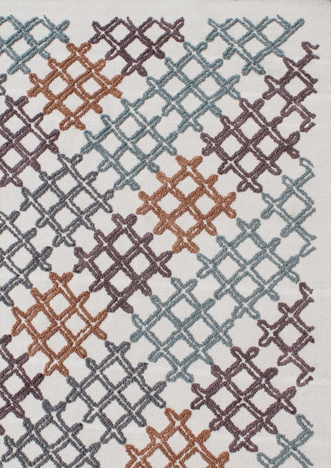 Designer Teppich Kilim Handgewebt  Kelim 170X240 cm , Flechtteppich Dhurrie