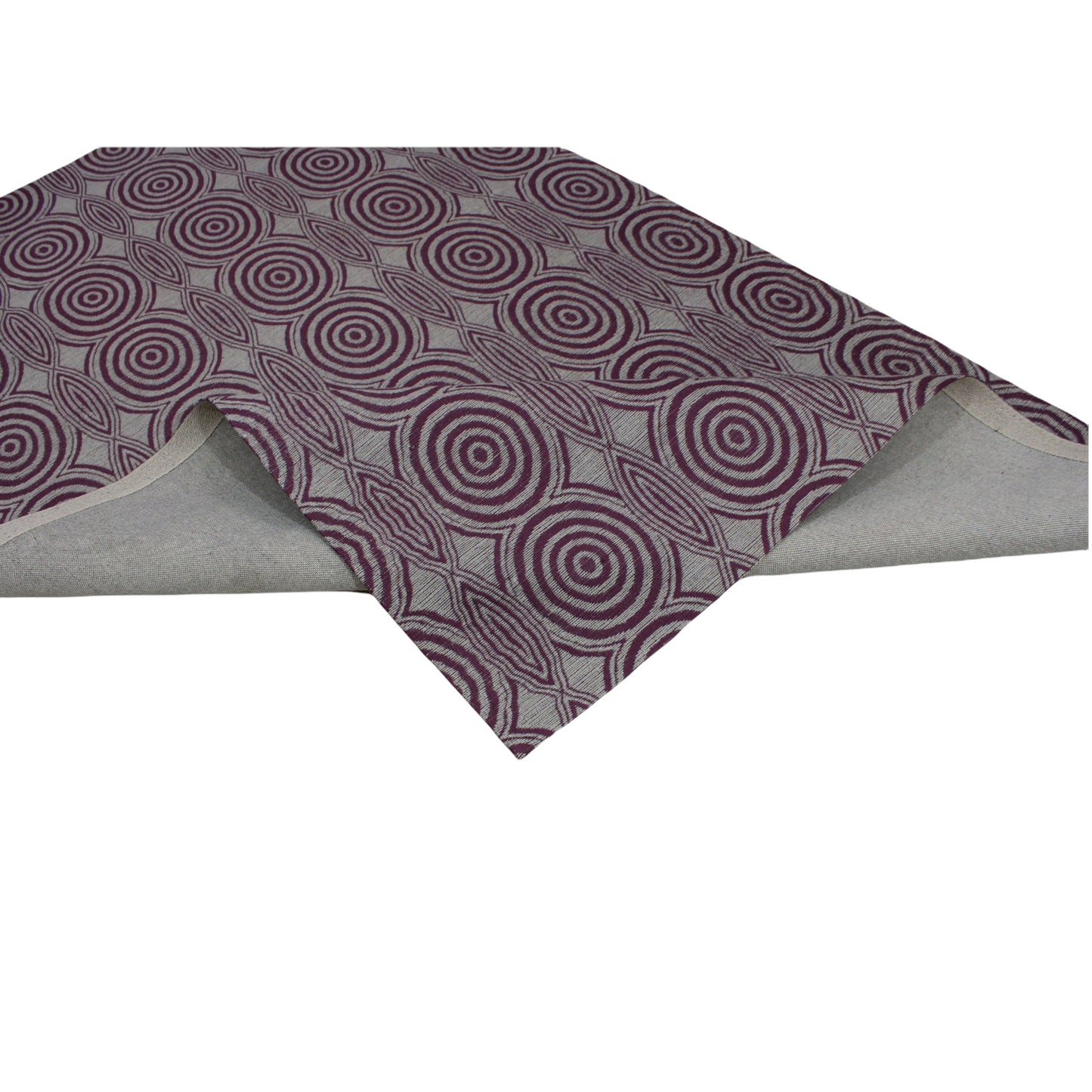 Teppich Flachgewebe Baumwolle Viskose 150x240 cm Jacquard Silber JST21