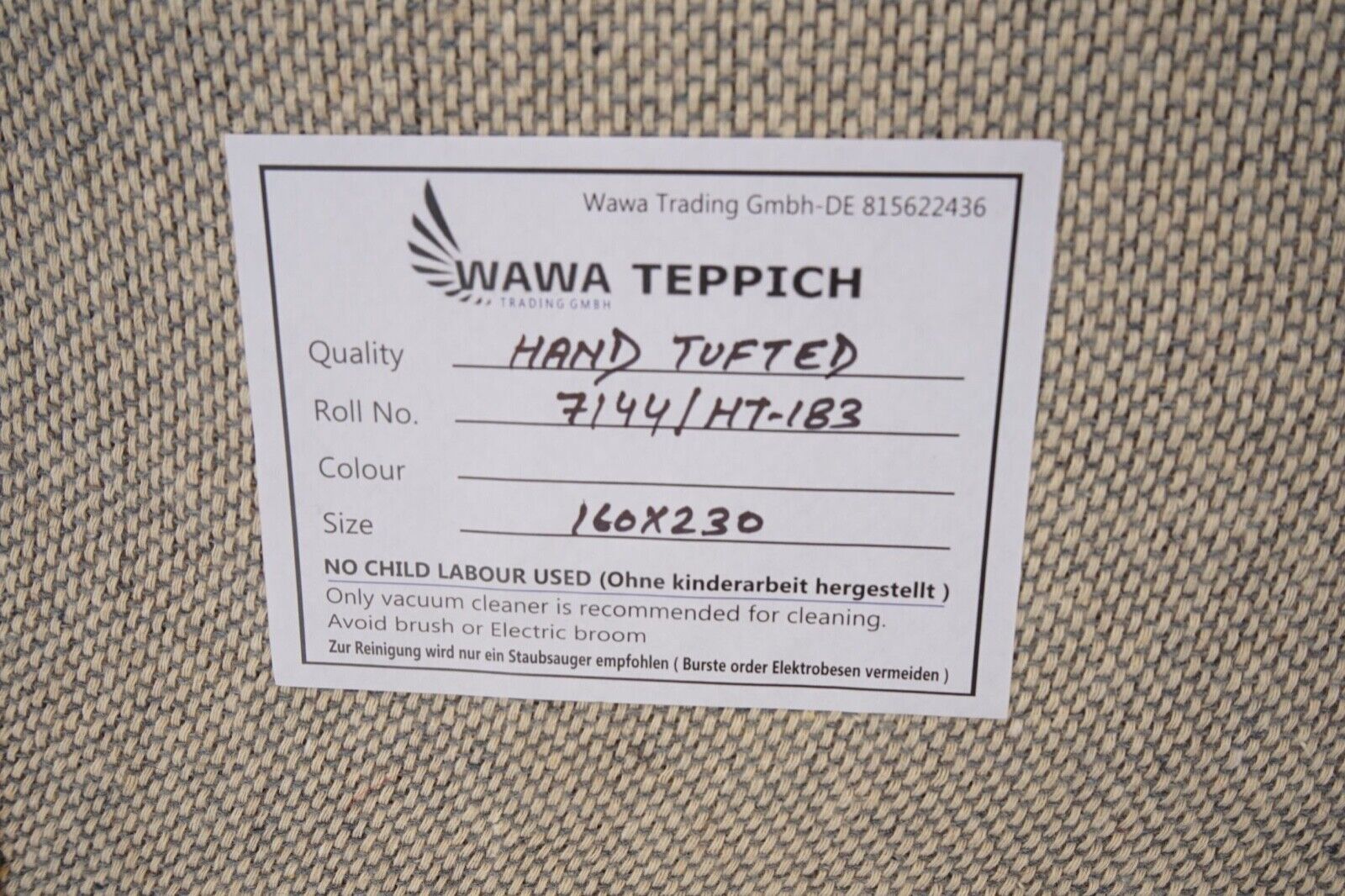 Rosa Zwiebel 160X230 cm Teppich 100% Wolle Orientteppich Handgetuftet HT183