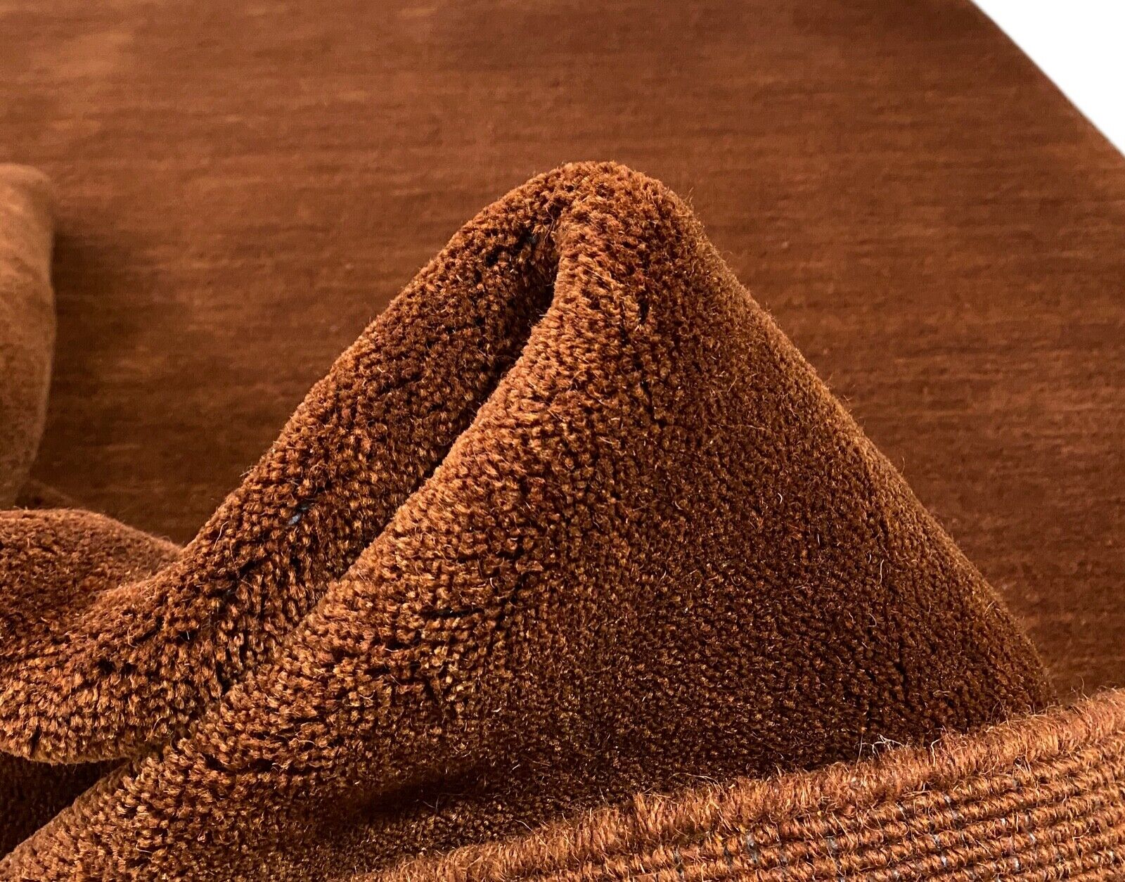 Gabbeh Braun Teppich Handgefertig 100% Wolle Orientteppich 148X200 cm