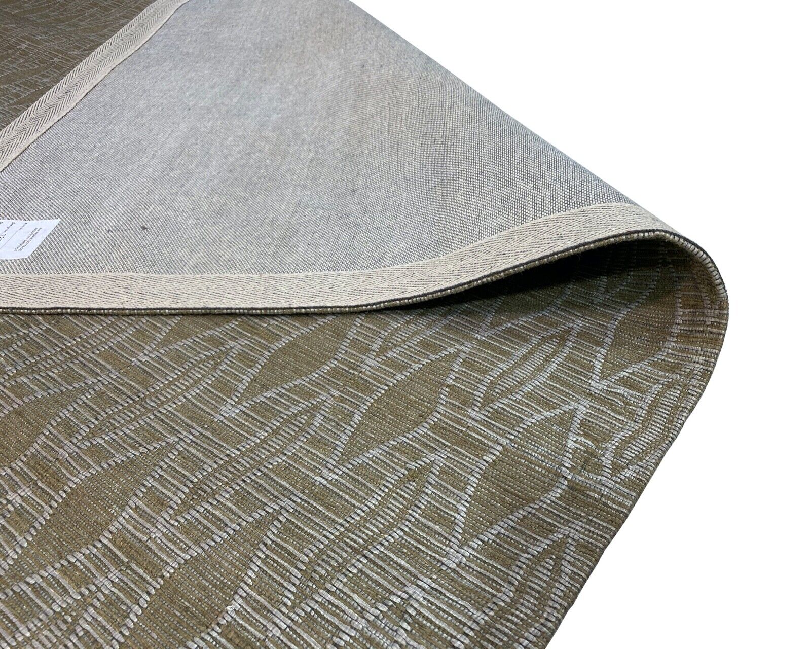 Preproga iz žakarda z ravnim tkanjem, bež viskoza bombaž, 150x240 cm, Debbbich JST16 