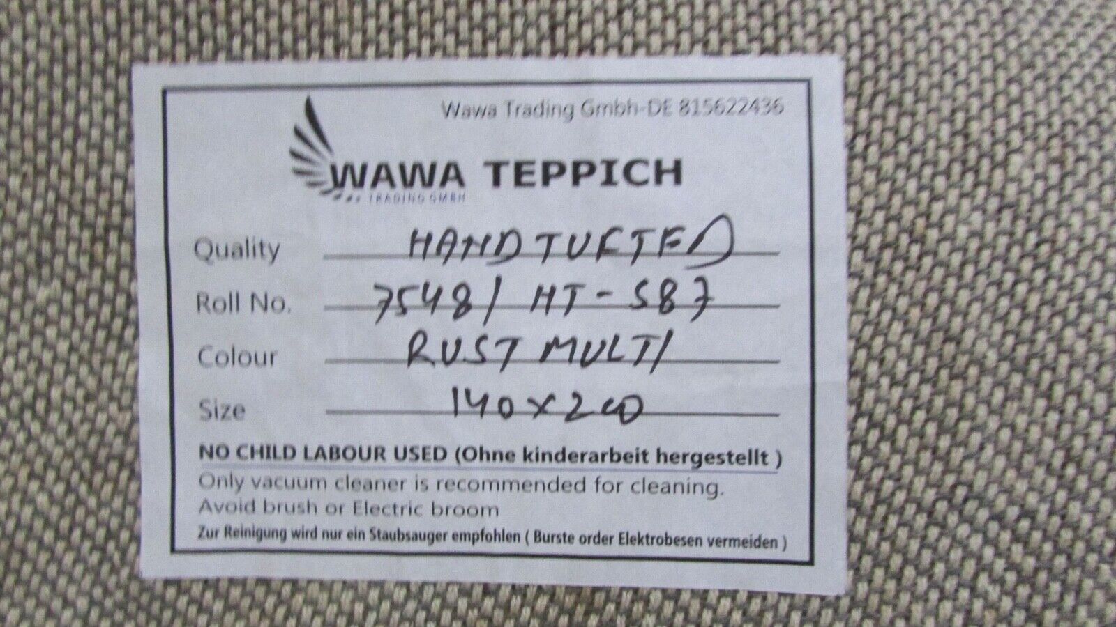 Růžový, oranžový, žlutý, koberec 140x200 cm, 100% vlna, orientální koberec, ručně všívaný, HT586