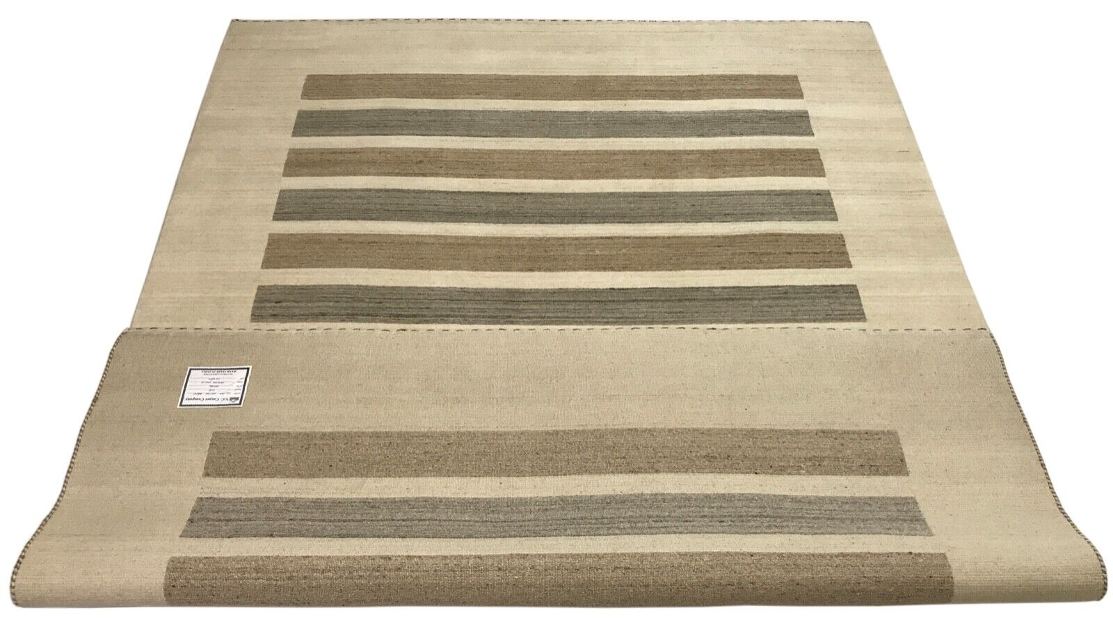 Gabbeh smėlio spalvos kilimas, 100 % vilnonis rytietiškas kilimas, Debbich loom, Lori Buff, 180 x 240 cm 