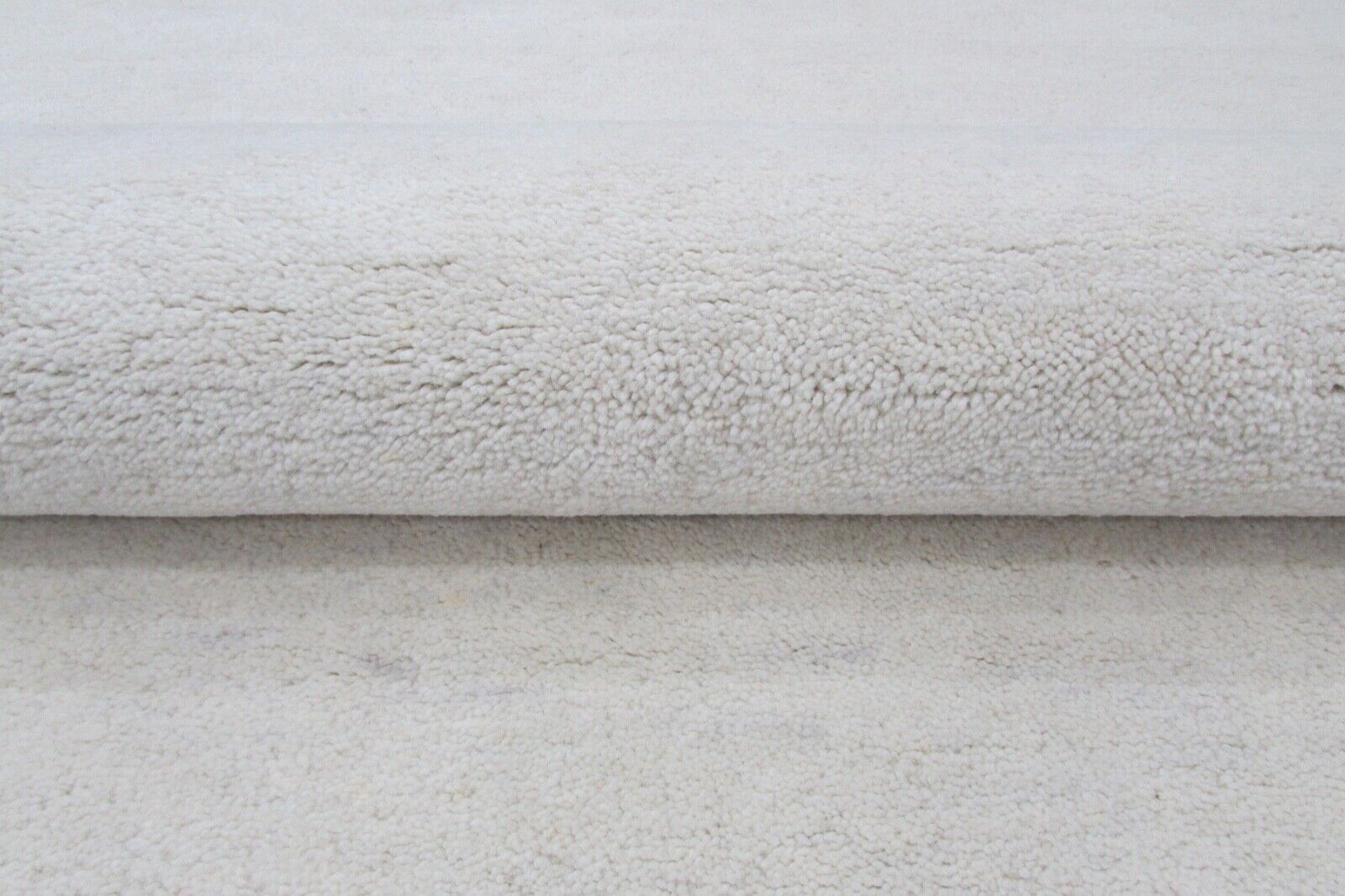 Elfenbeinfarbe Teppich 100% Wolle béžová 160X230 cm Handarbeit Handgetuftet T848