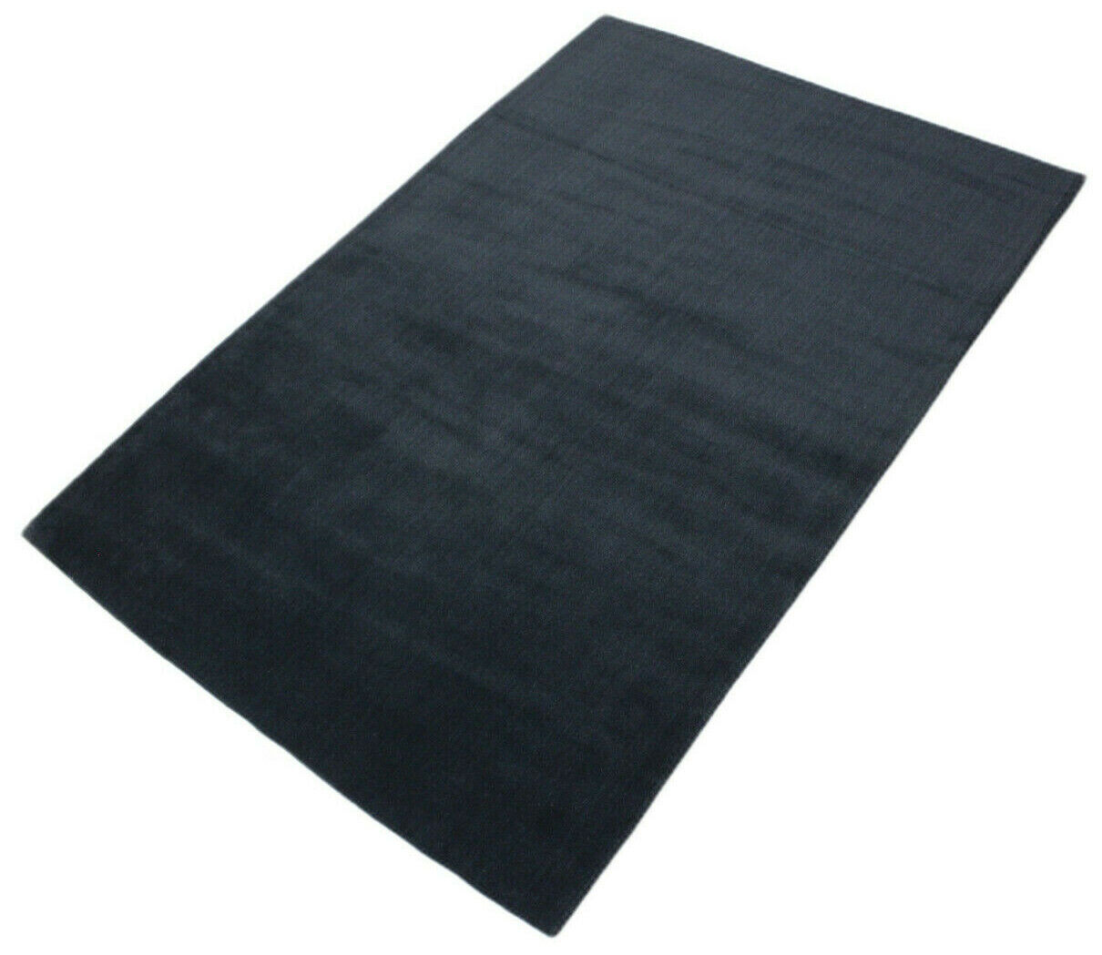 DunkelGrau Blau Teppich 100% Wolle Gabbeh Loom Handgefertigt 180X260 cm VK12