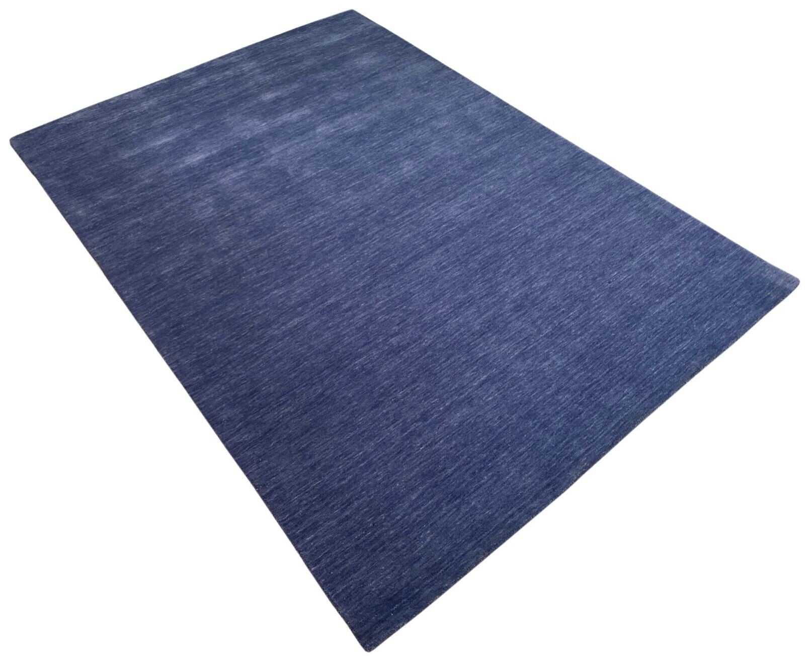 Gabbeh Teppich 170x240 cm Blau Handgewebt Teppich 100% Wolle Lori Buff Loom