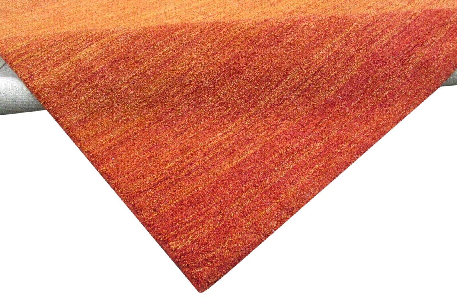 Terrakotta Orange Teppich 200X300 CM 100% Wolle Handgetuftete Designer T902