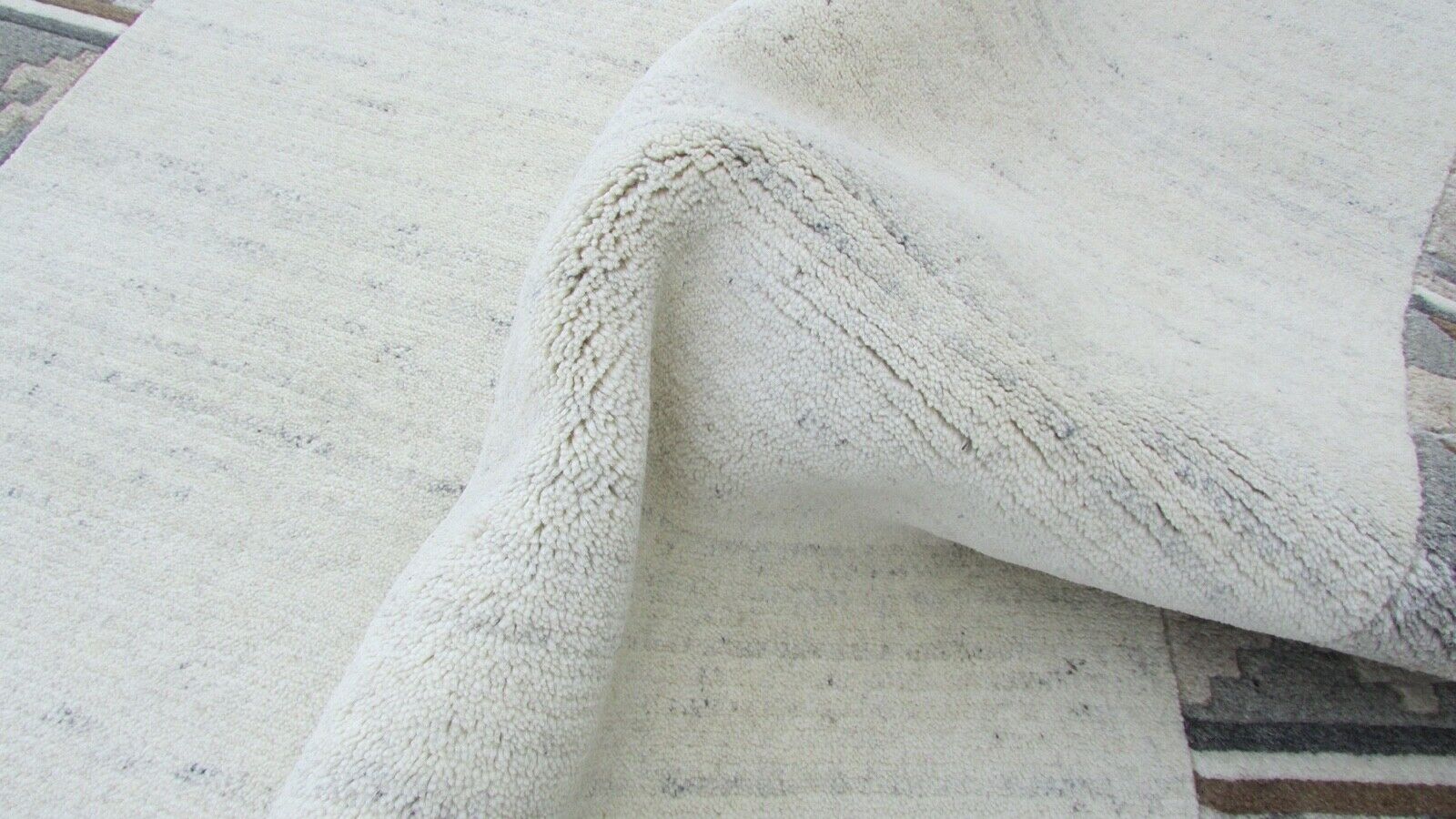 Nepal Teppich Handgeknüpft Beige 100% Wolle Orientteppich Braun 160X220 cm N-150