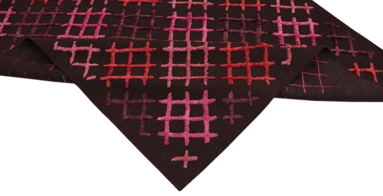 Teppich Kilim Flechtteppich Handgewebt Kelim 170X240 cm Dhurrie Hangetuftet 142