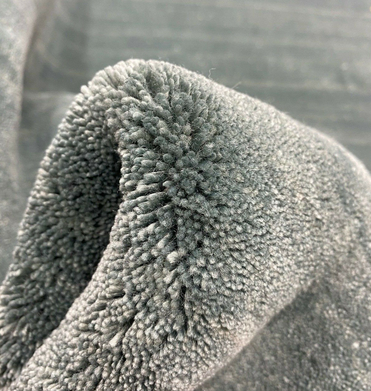 Grau Gabbeh Teppich Wolle Viskose Fine Orientteppich Handgewebt 170x240 CM WR99