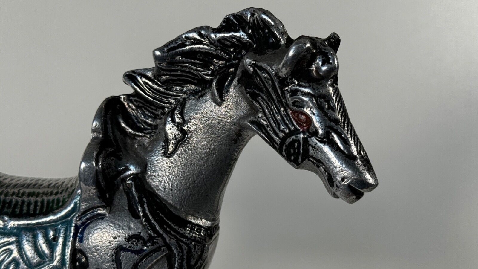 Aluminiumsockel für PFERD Skulptur Deko HORSE Figur STATUE Handgefertig, JIGAR